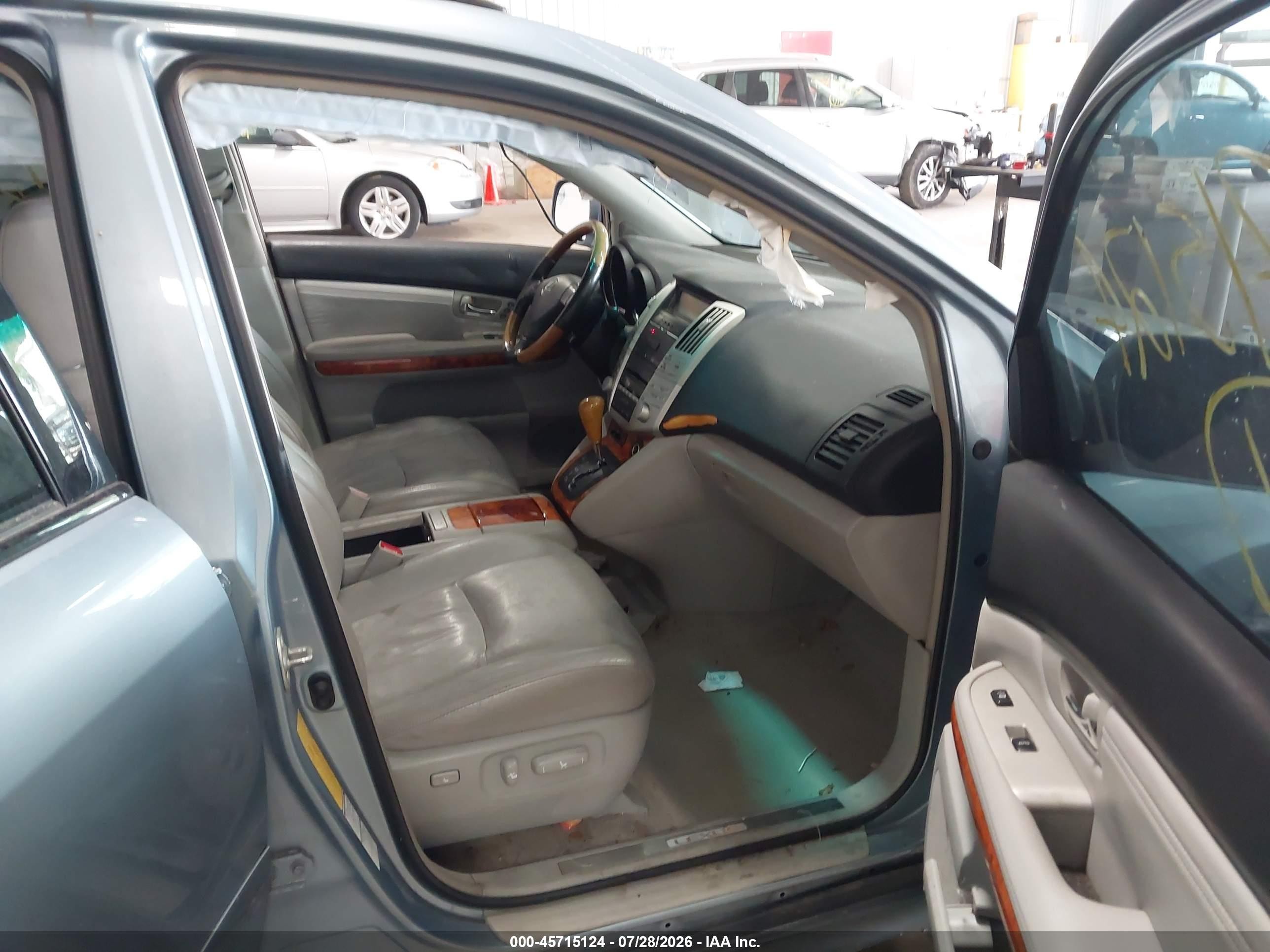 2008 Lexus Rx 350 Blue vin: 2T2HK31UX8C062230