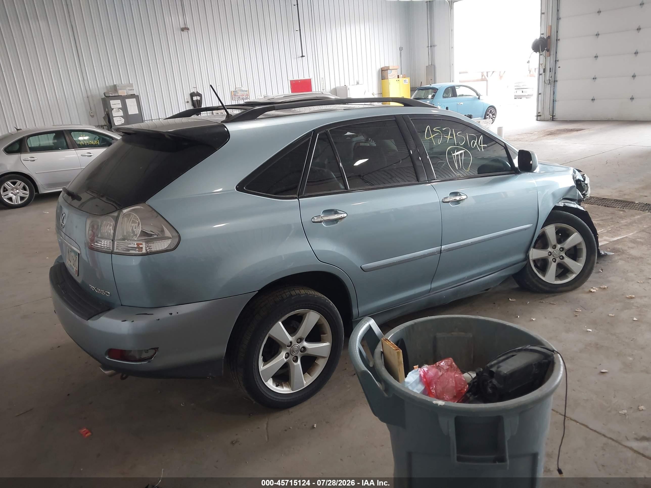2008 Lexus Rx 350 Blue vin: 2T2HK31UX8C062230