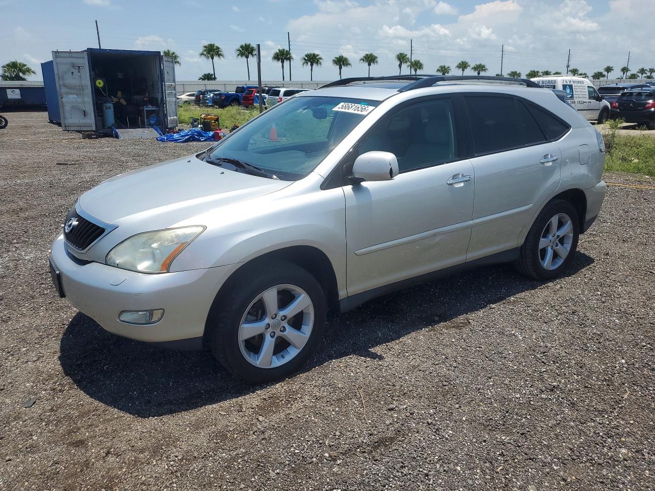 2008 Lexus Rx 350 Silver vin: 2T2HK31UX8C066973
