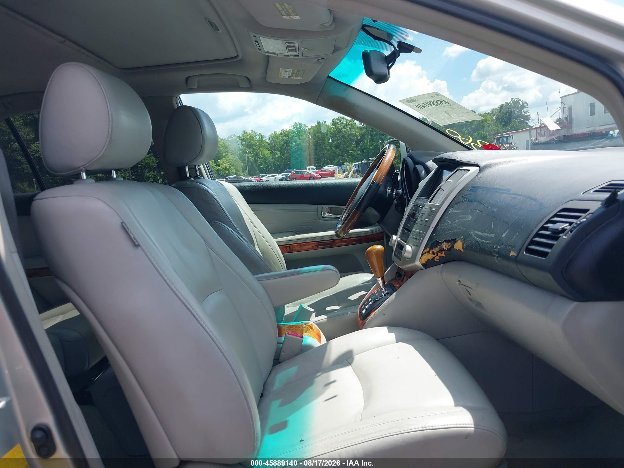 2008 Lexus Rx 350 Silver vin: 2T2HK31UX8C070442