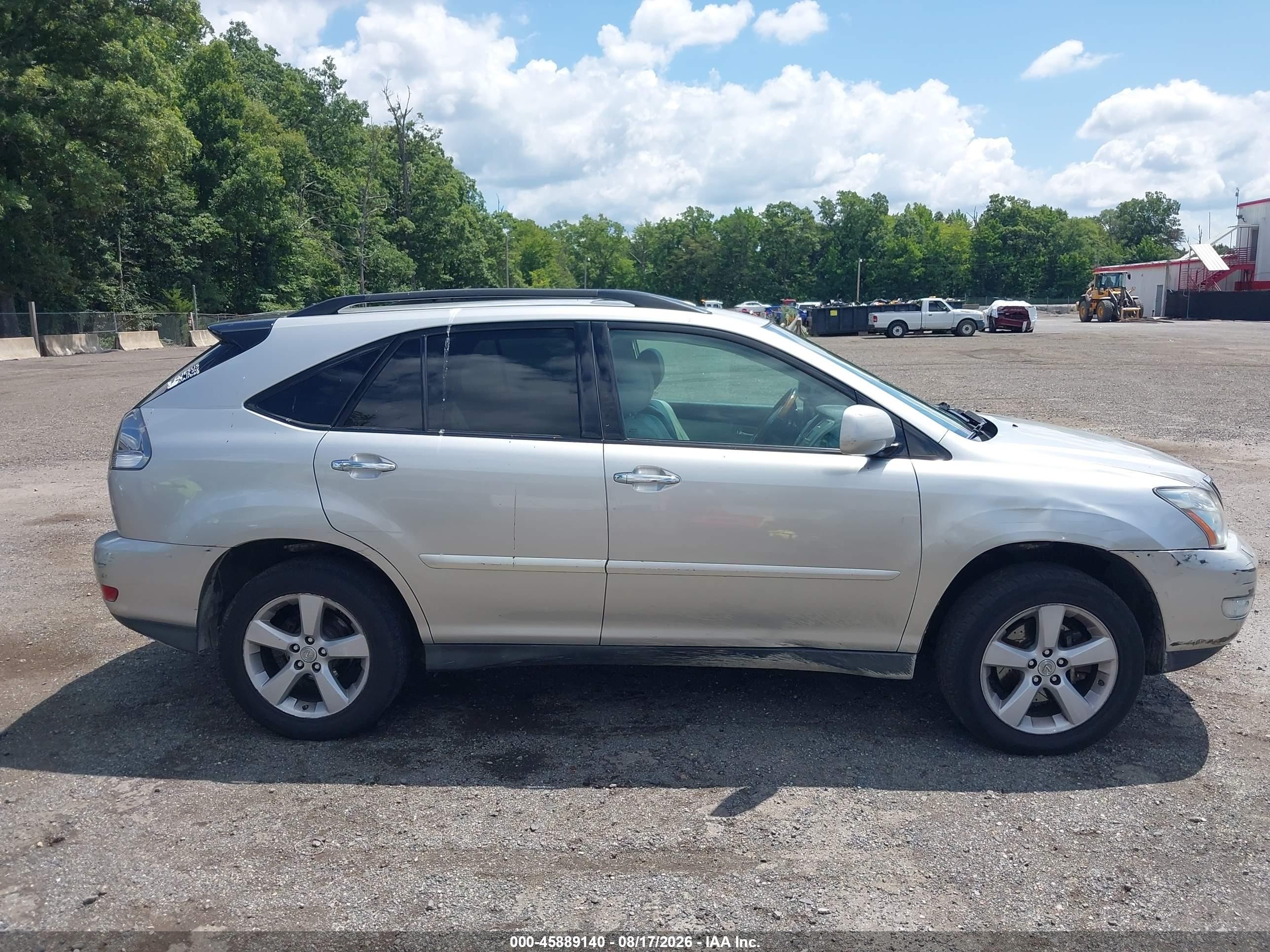 2008 Lexus Rx 350 Silver vin: 2T2HK31UX8C070442