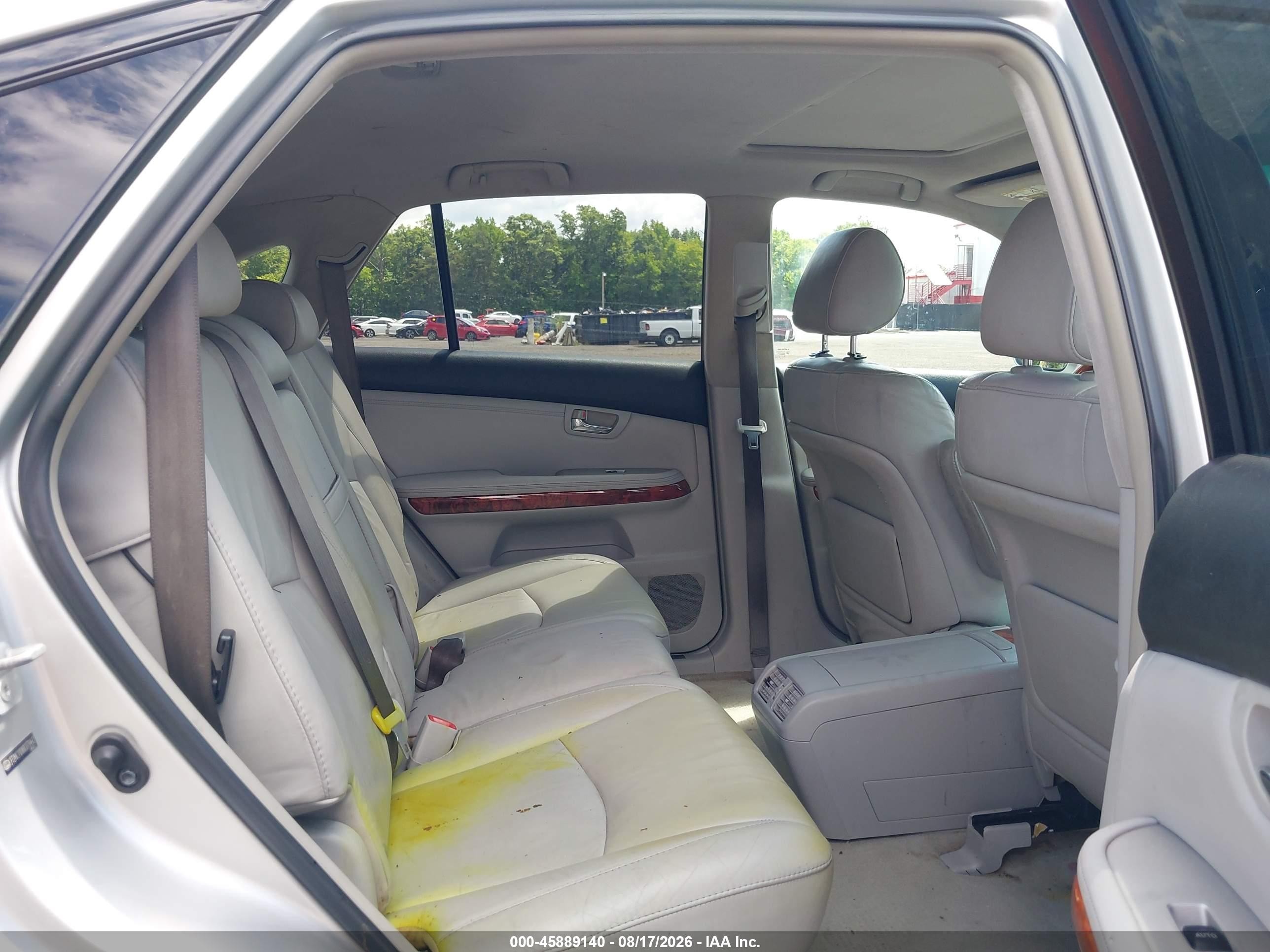 2008 Lexus Rx 350 Silver vin: 2T2HK31UX8C070442