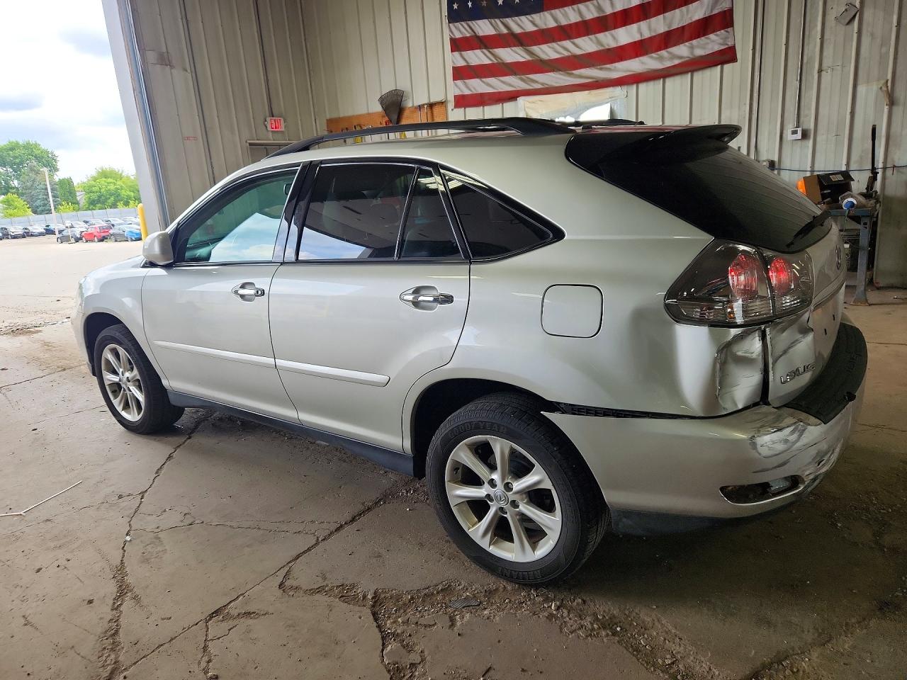 2008 Lexus Rx 350 Silver vin: 2T2HK31UX8C077133