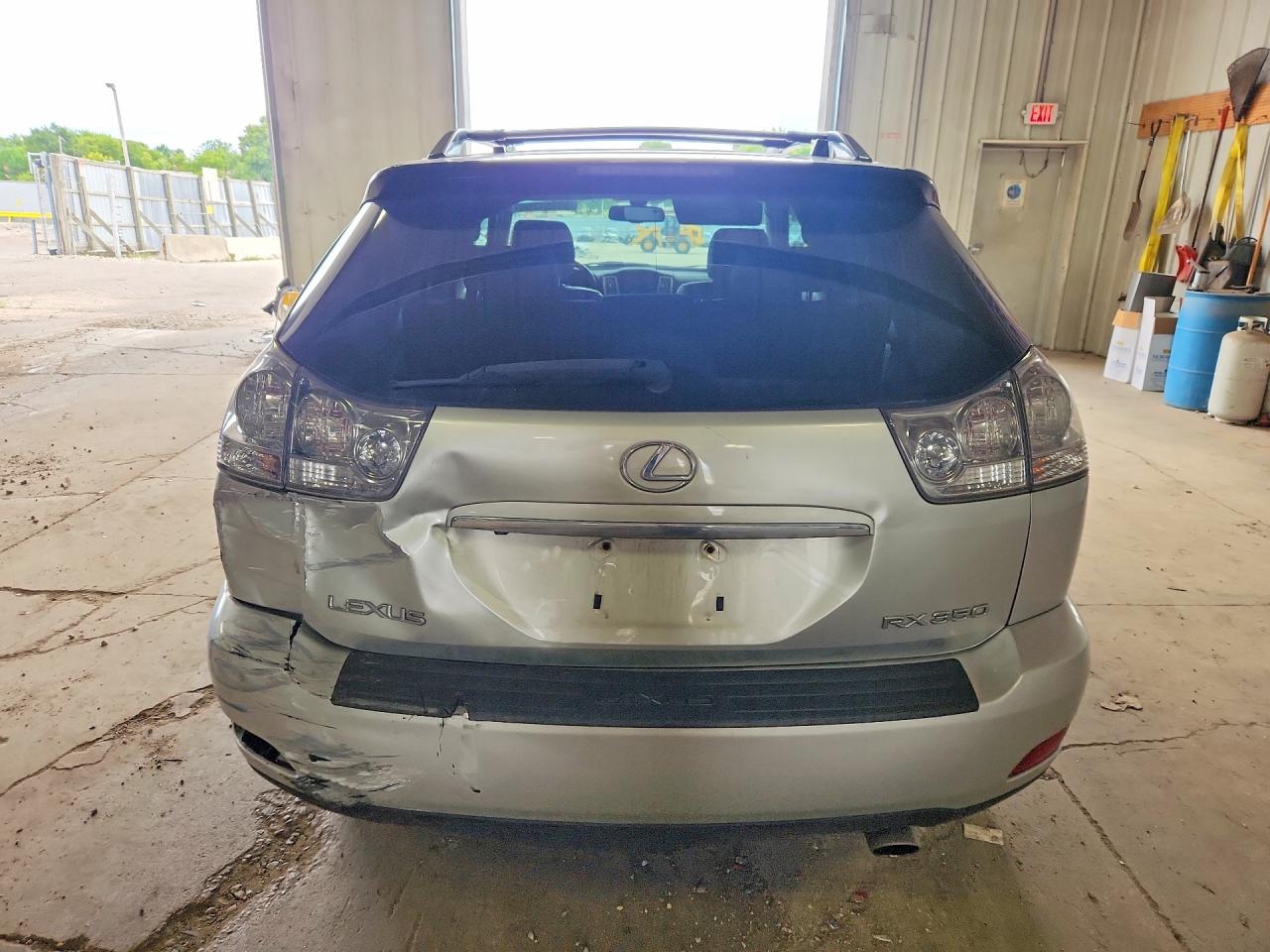 2008 Lexus Rx 350 Silver vin: 2T2HK31UX8C077133