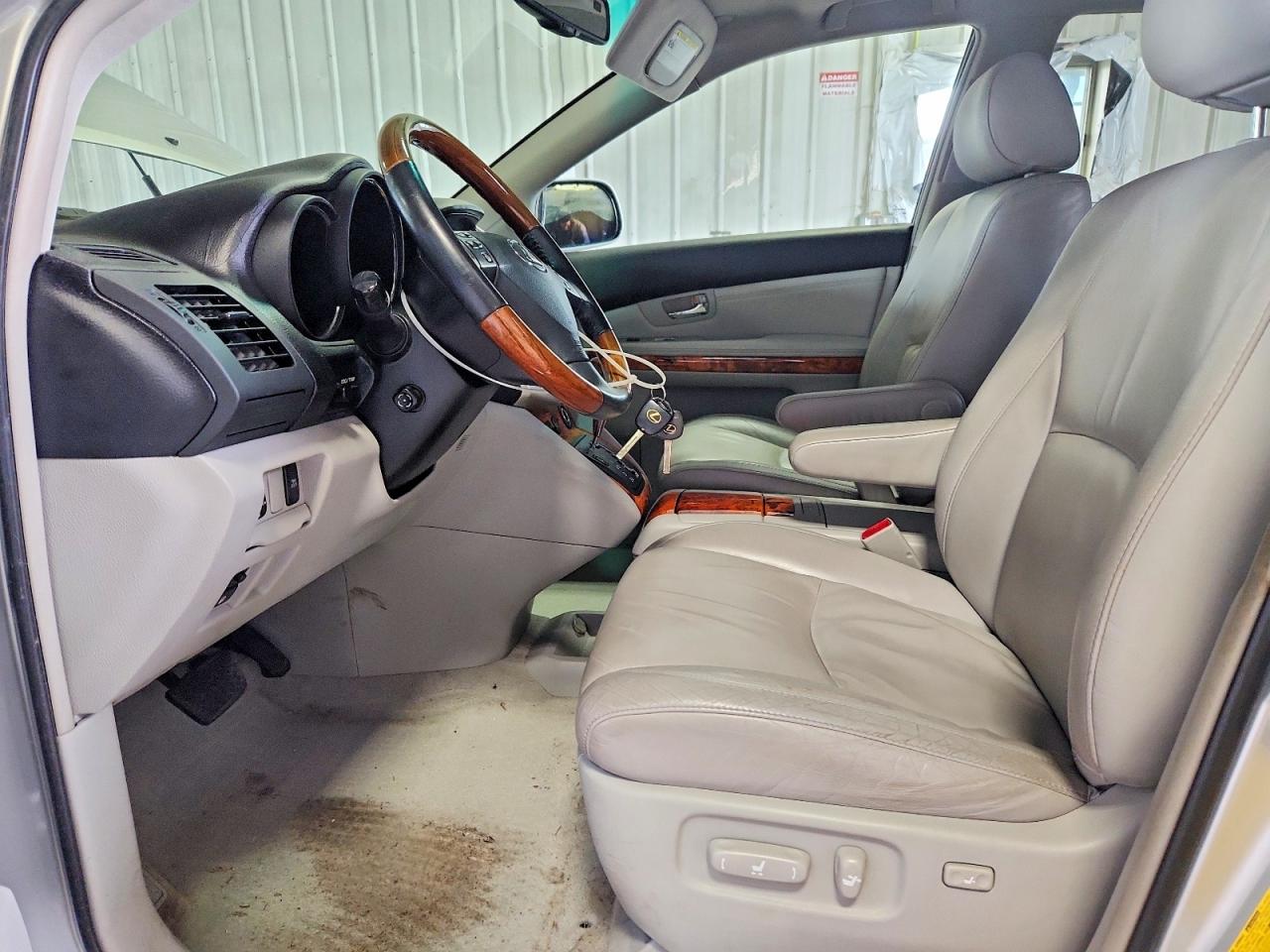 2008 Lexus Rx 350 Silver vin: 2T2HK31UX8C077133
