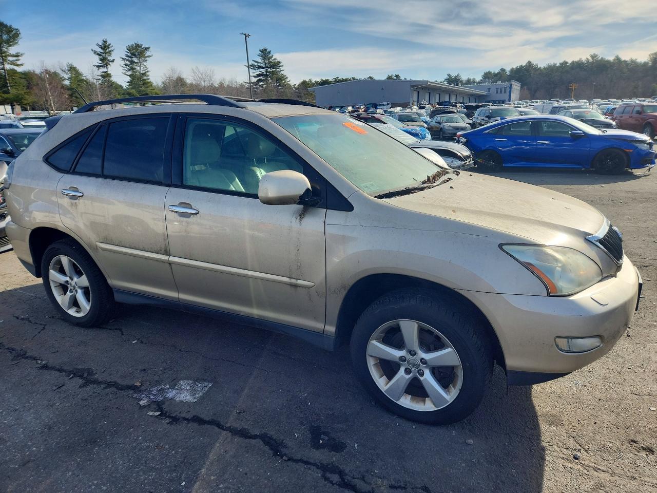 2008 Lexus Rx 350 Желто-коричневый vin: 2T2HK31UX8C078900