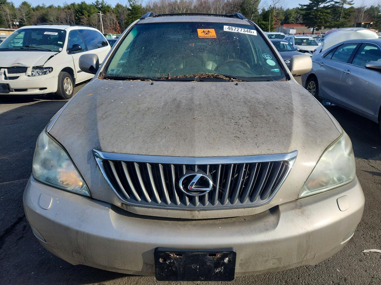 2008 Lexus Rx 350 Желто-коричневый vin: 2T2HK31UX8C078900