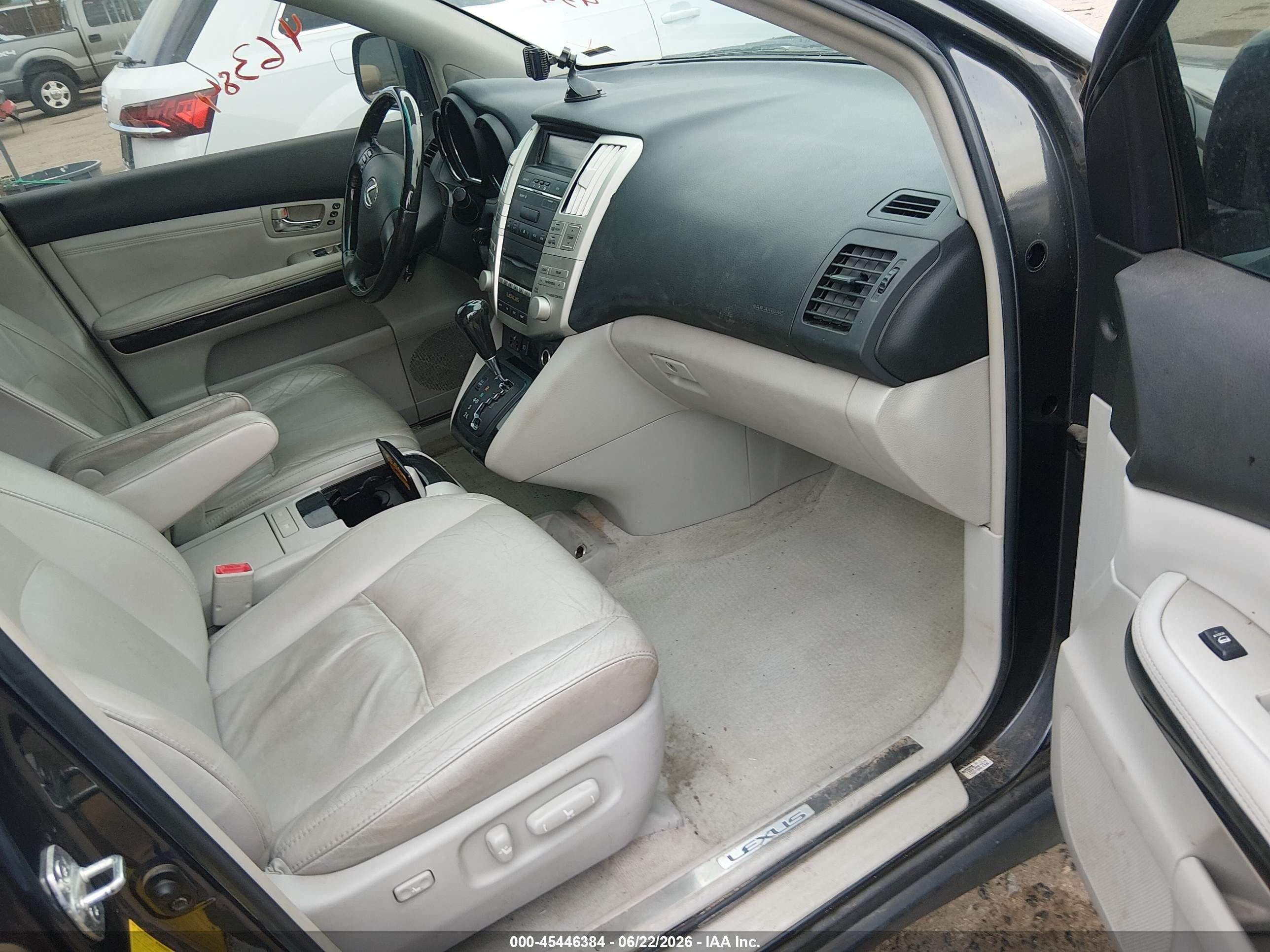2008 Lexus Rx 350   Black vin: 2T2HK31UX8C081828
