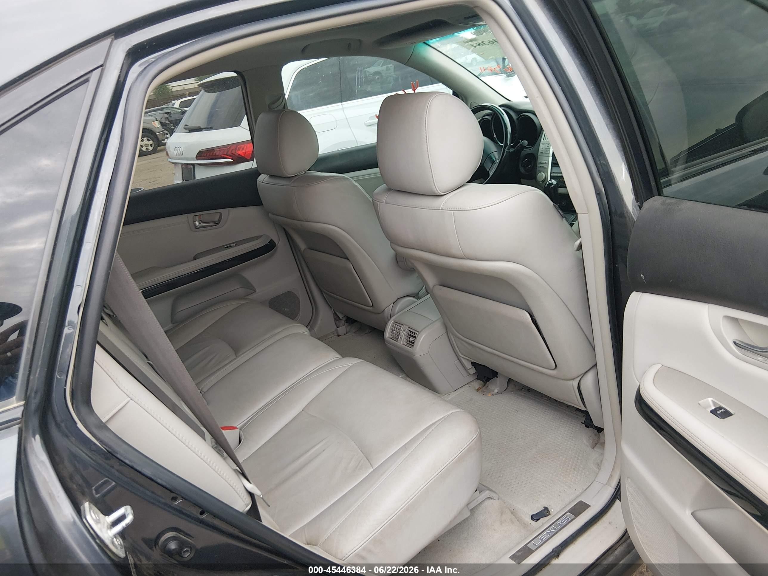 2008 Lexus Rx 350   Black vin: 2T2HK31UX8C081828