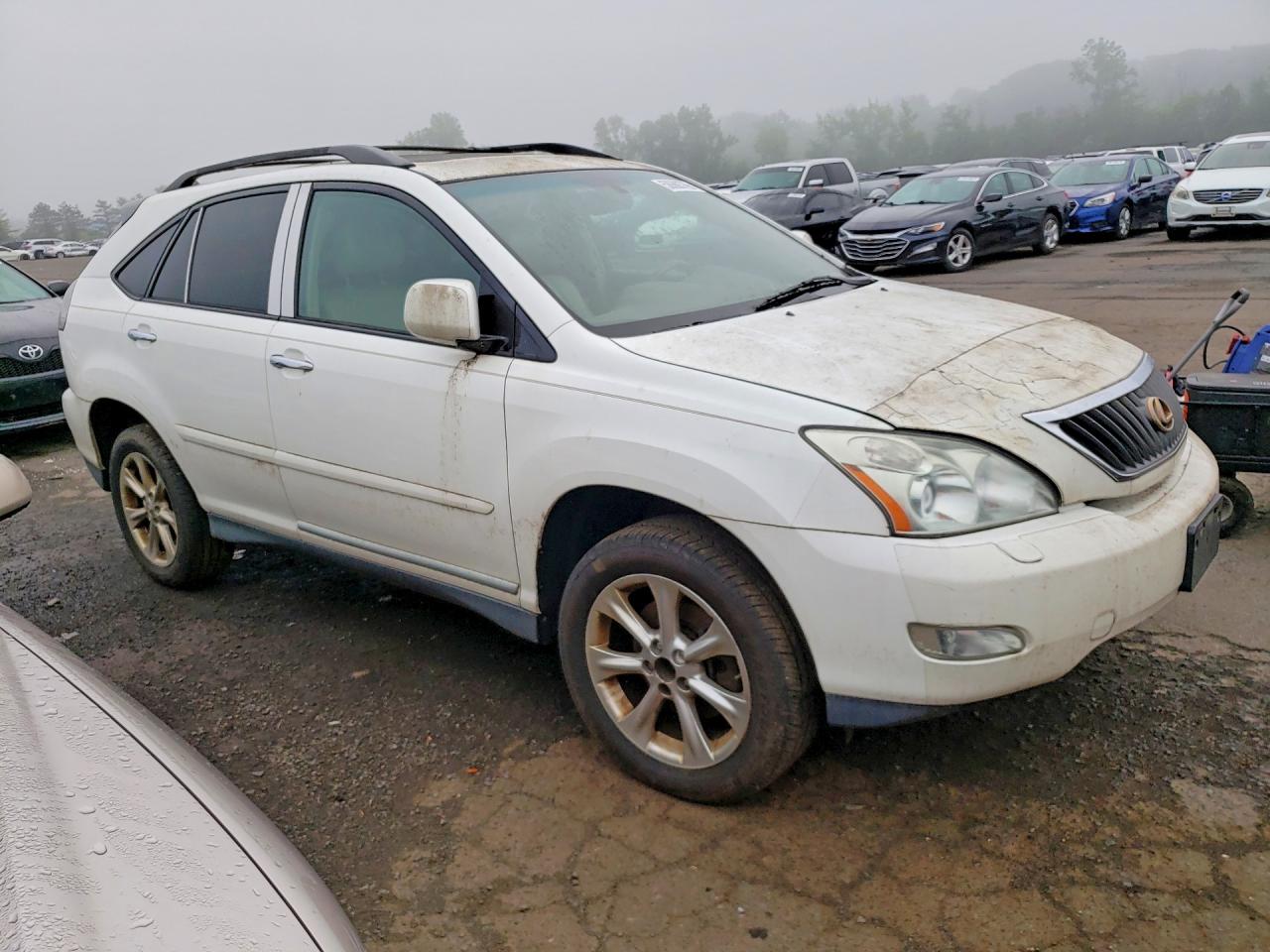 2008 Lexus Rx 350 White vin: 2T2HK31UX8C091193