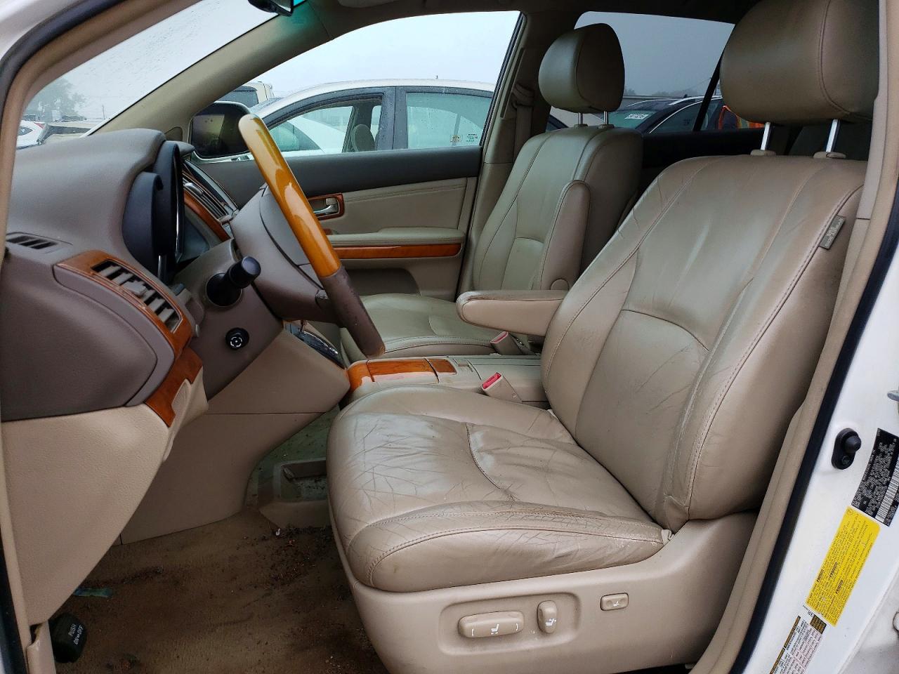 2008 Lexus Rx 350 White vin: 2T2HK31UX8C091193