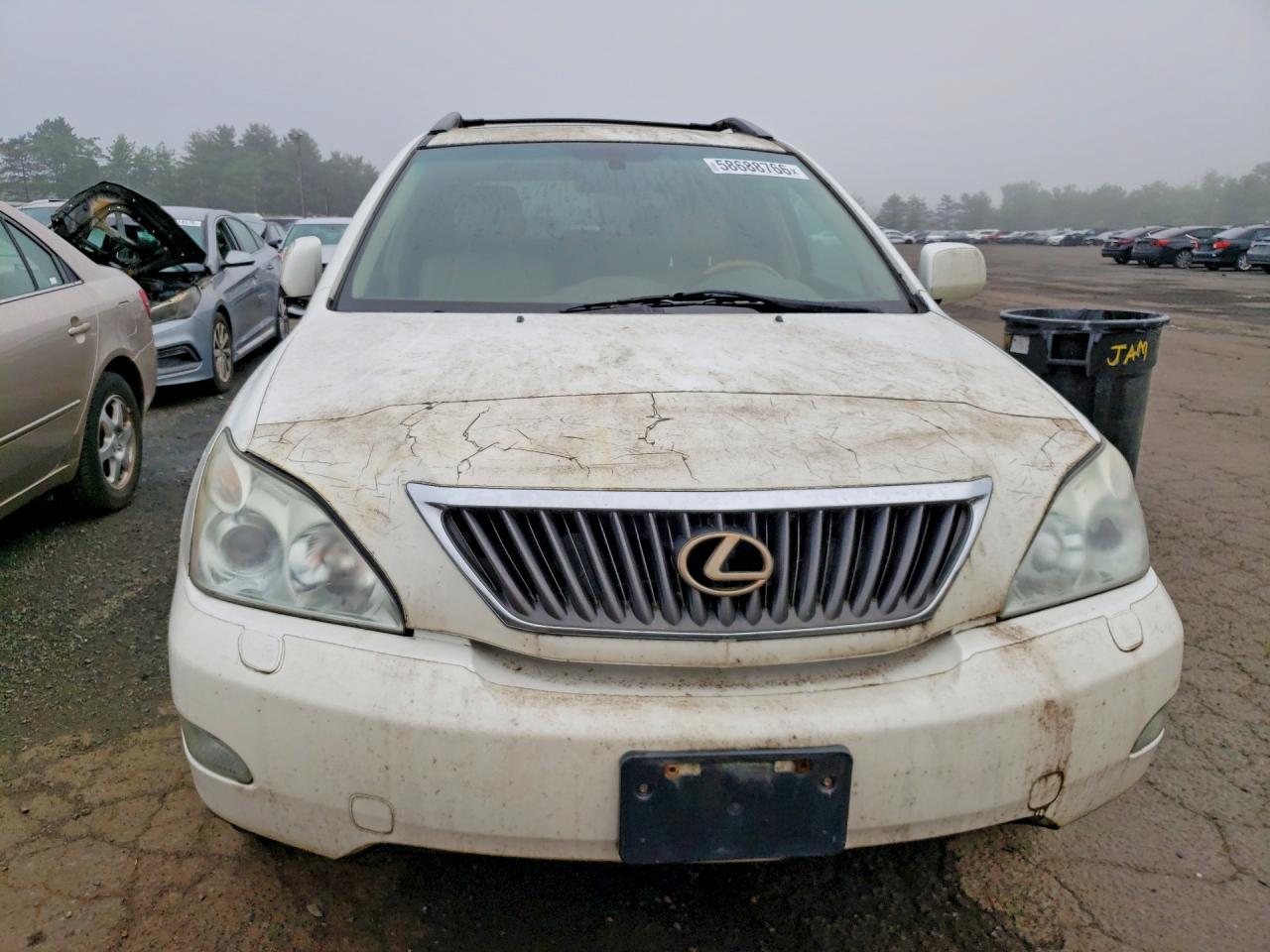 2008 Lexus Rx 350 White vin: 2T2HK31UX8C091193