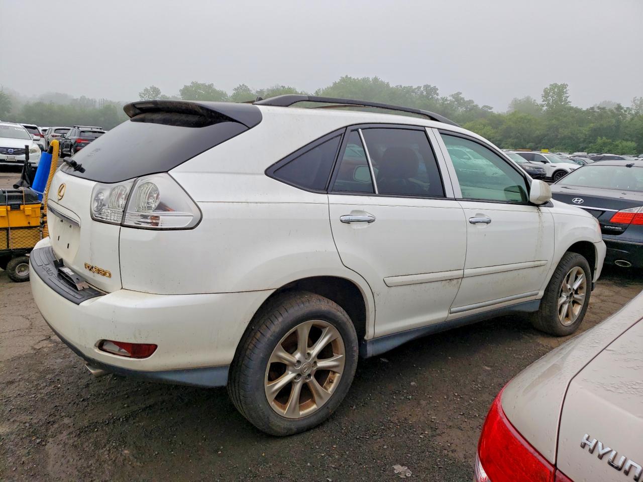 2008 Lexus Rx 350 White vin: 2T2HK31UX8C091193