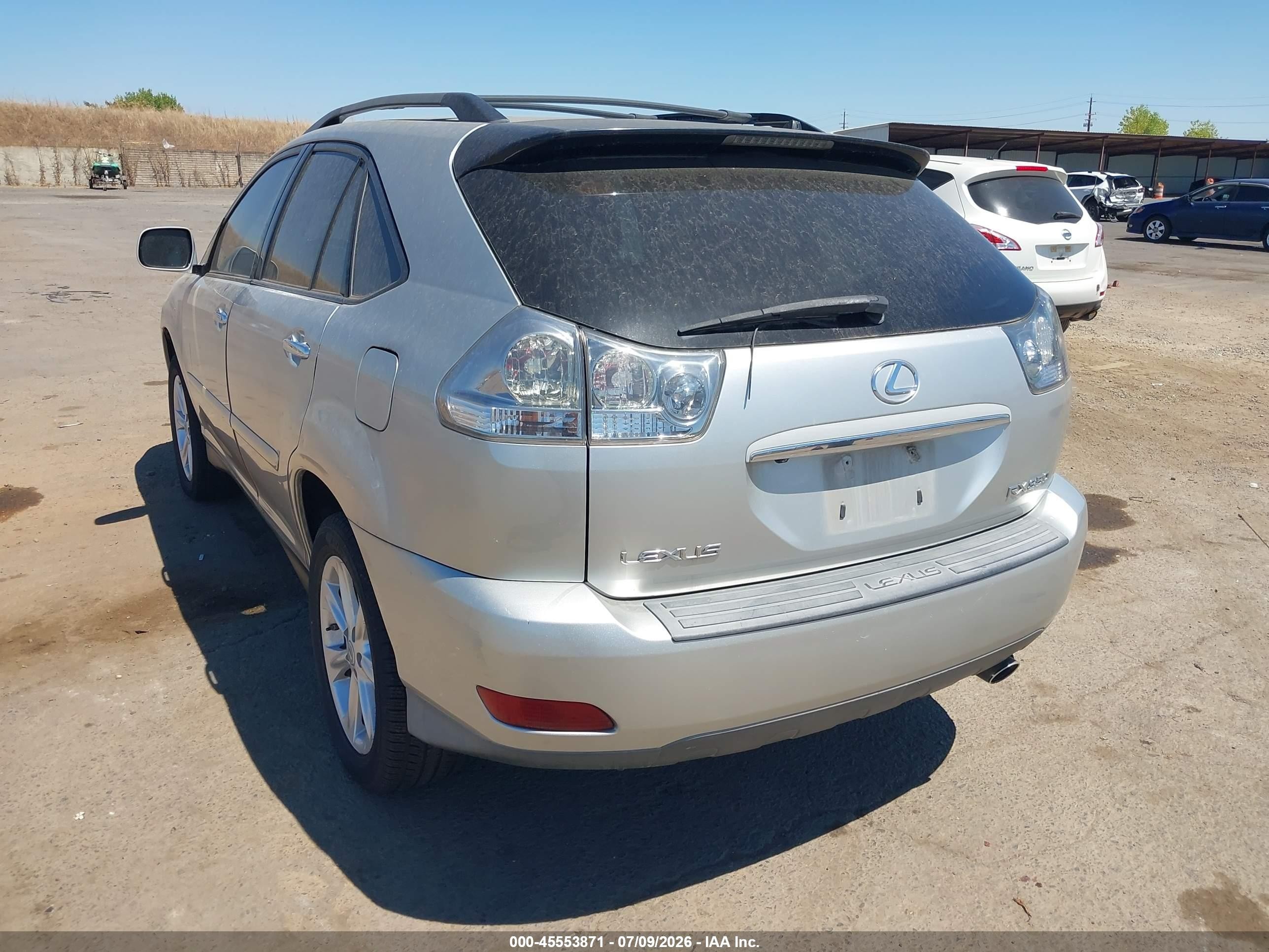 2008 Lexus Rx 350   Silver vin: 2T2HK31UX8C093526