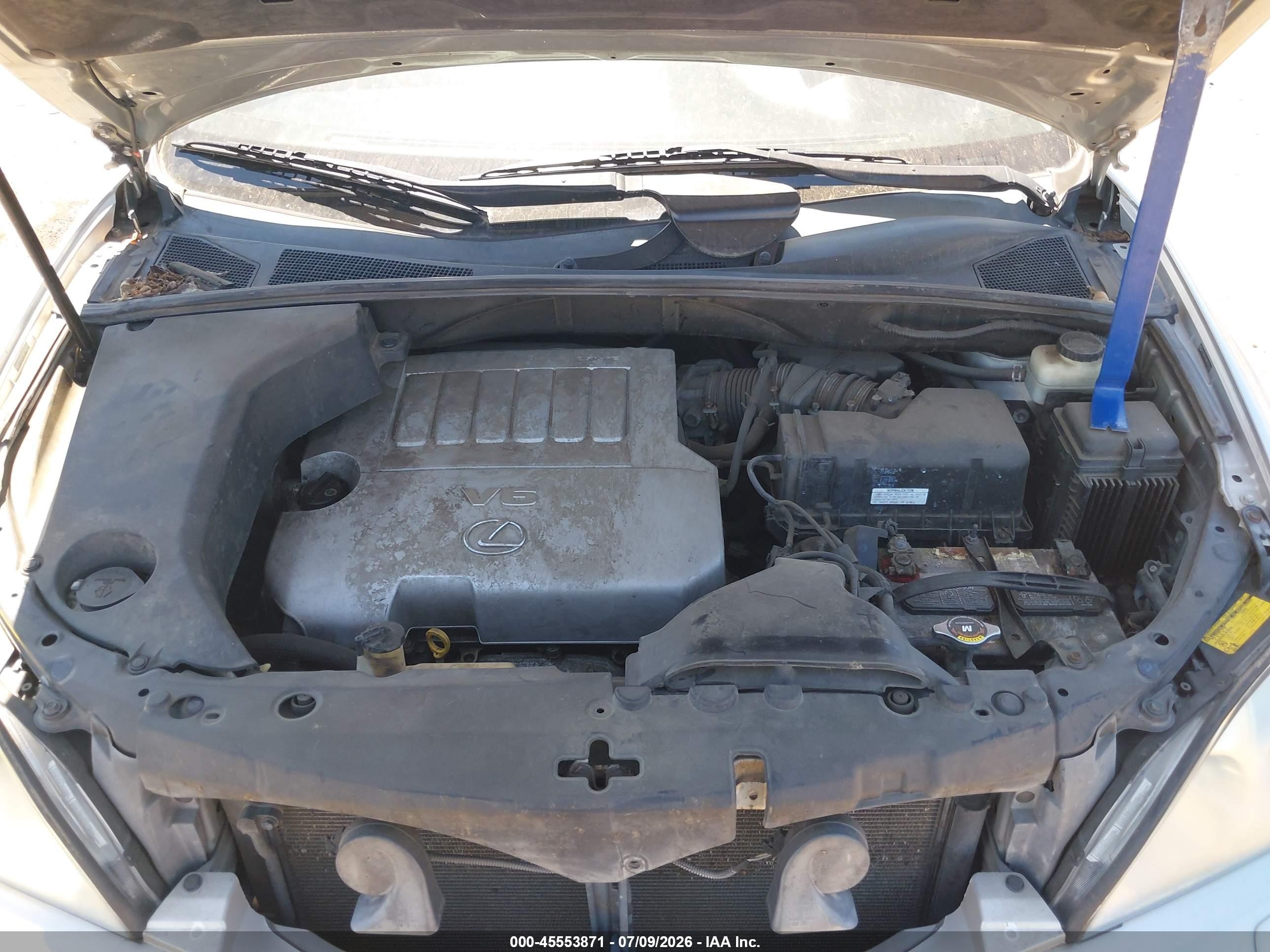 2008 Lexus Rx 350   Silver vin: 2T2HK31UX8C093526