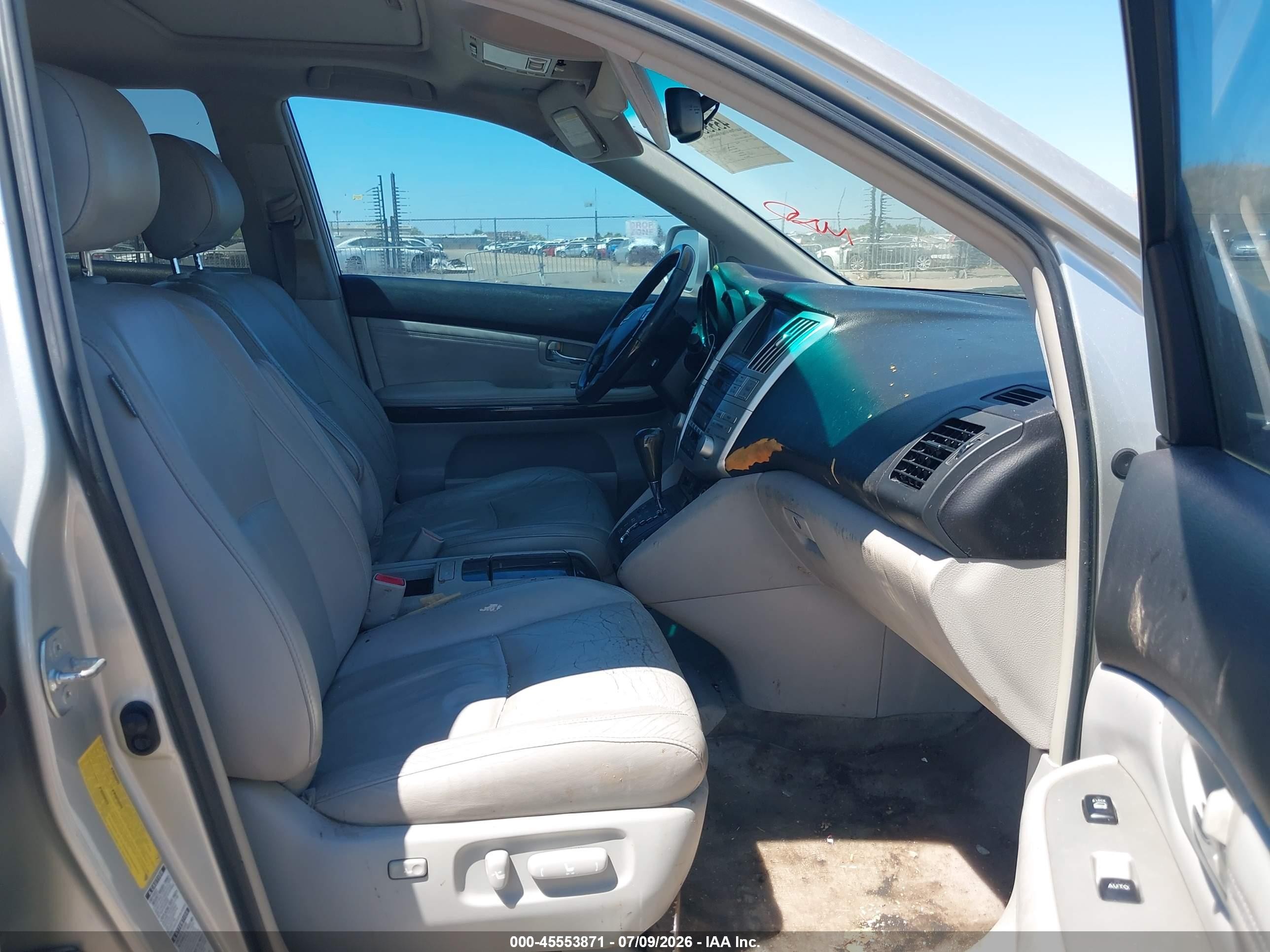 2008 Lexus Rx 350   Silver vin: 2T2HK31UX8C093526