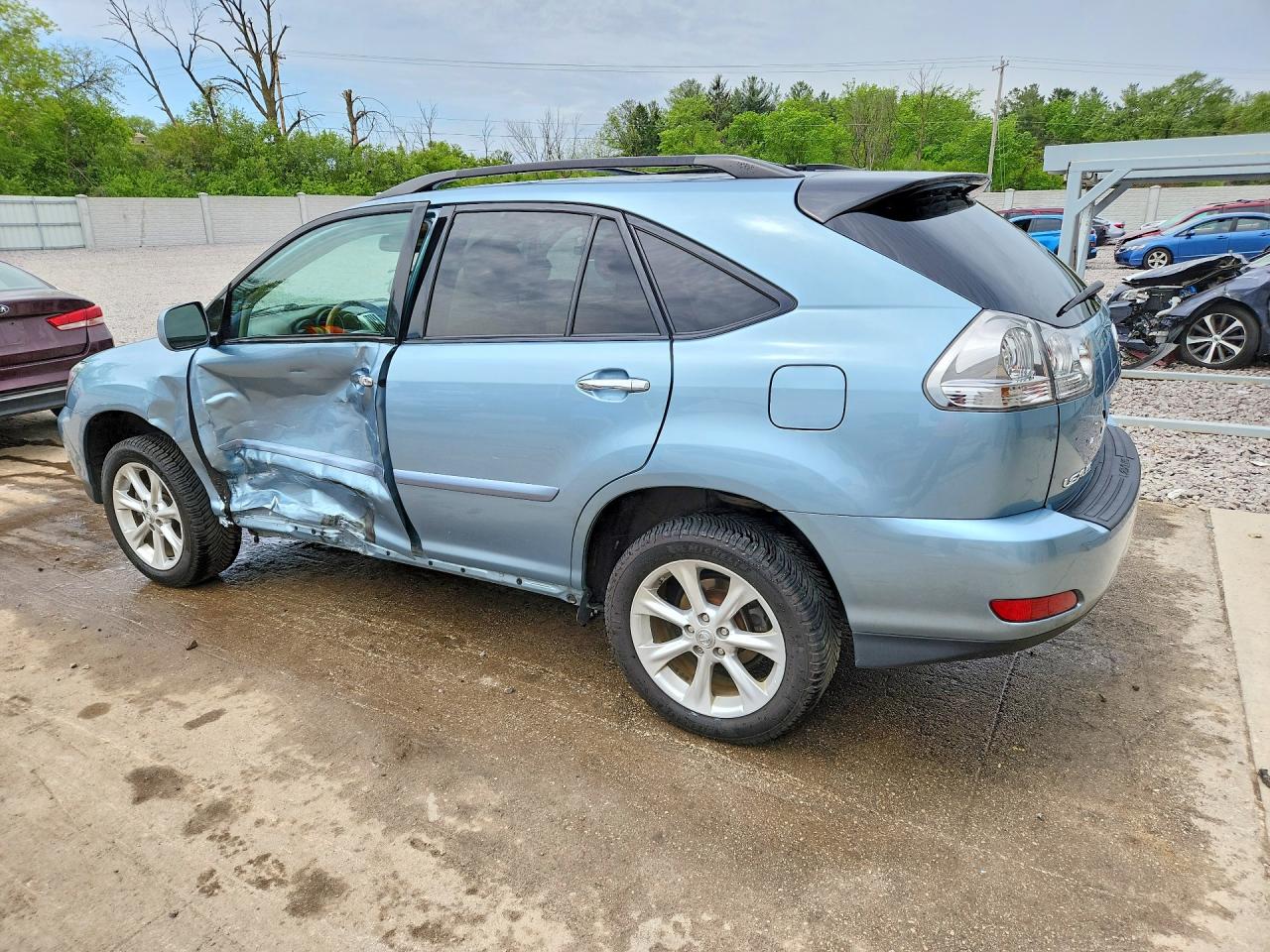 2008 Lexus Rx 350 Blue vin: 2T2HK31UX8C094868