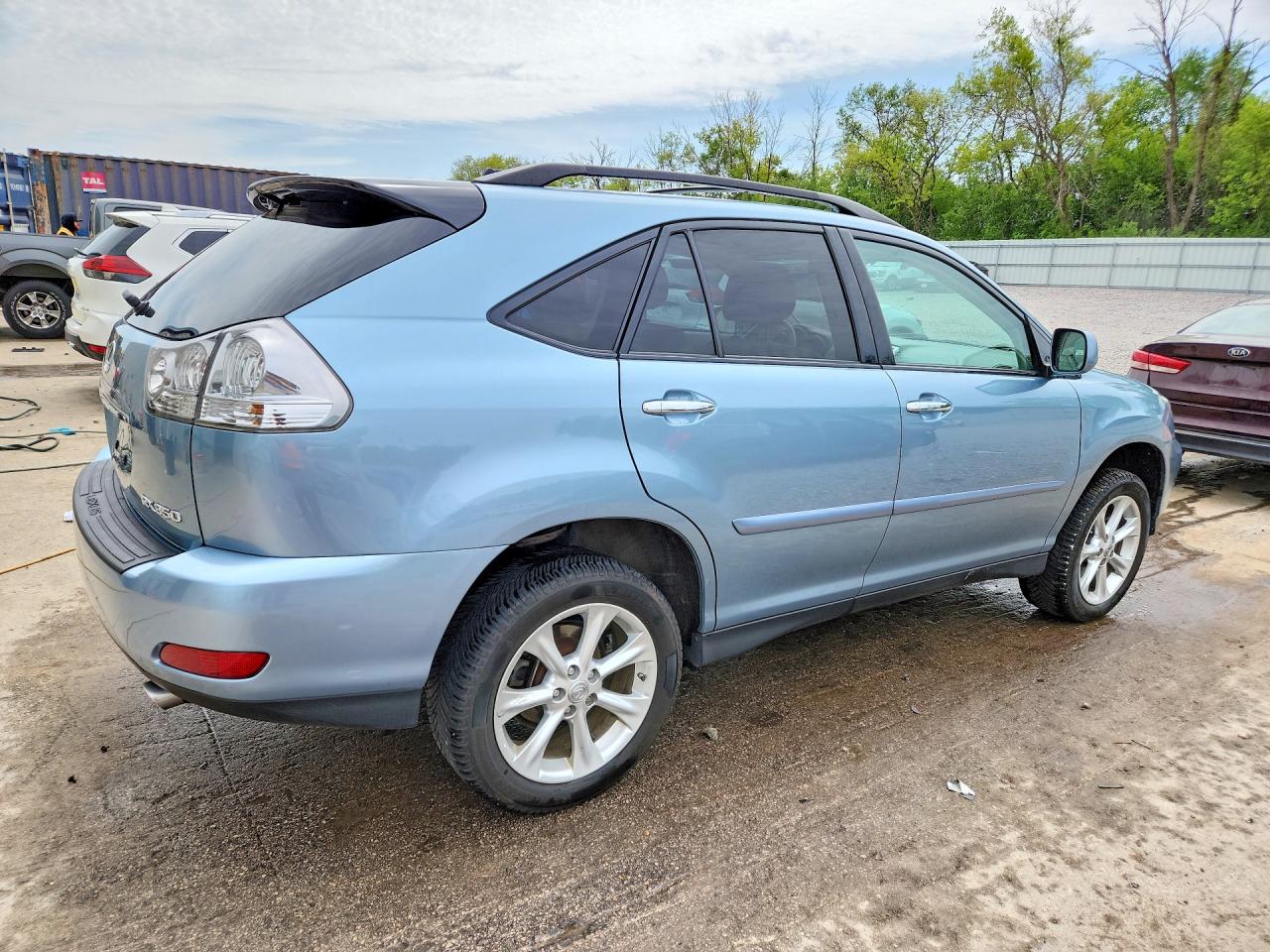 2008 Lexus Rx 350 Blue vin: 2T2HK31UX8C094868