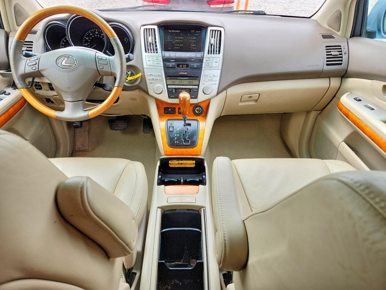 2008 Lexus Rx 350 Blue vin: 2T2HK31UX8C094868
