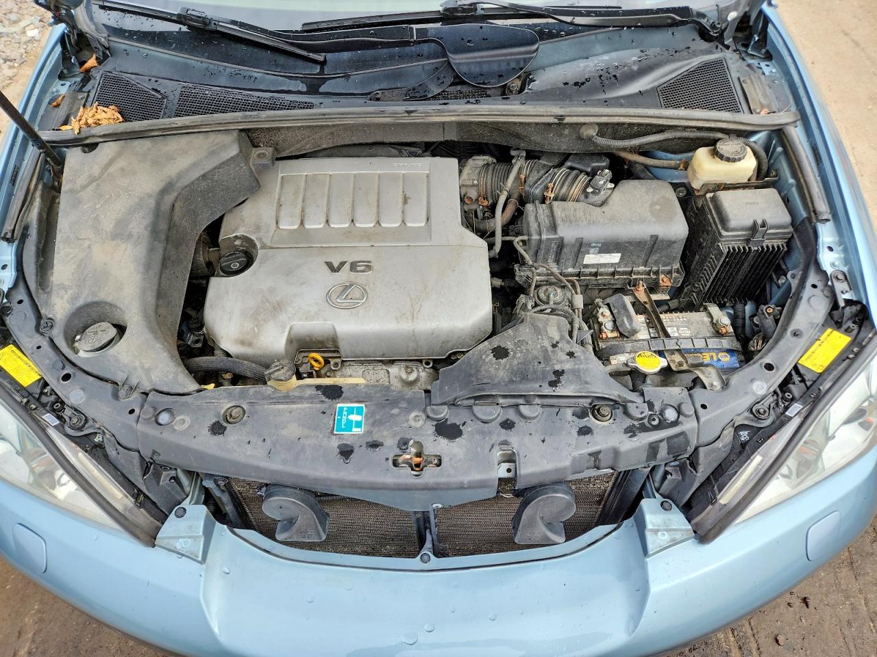 2008 Lexus Rx 350 Blue vin: 2T2HK31UX8C094868