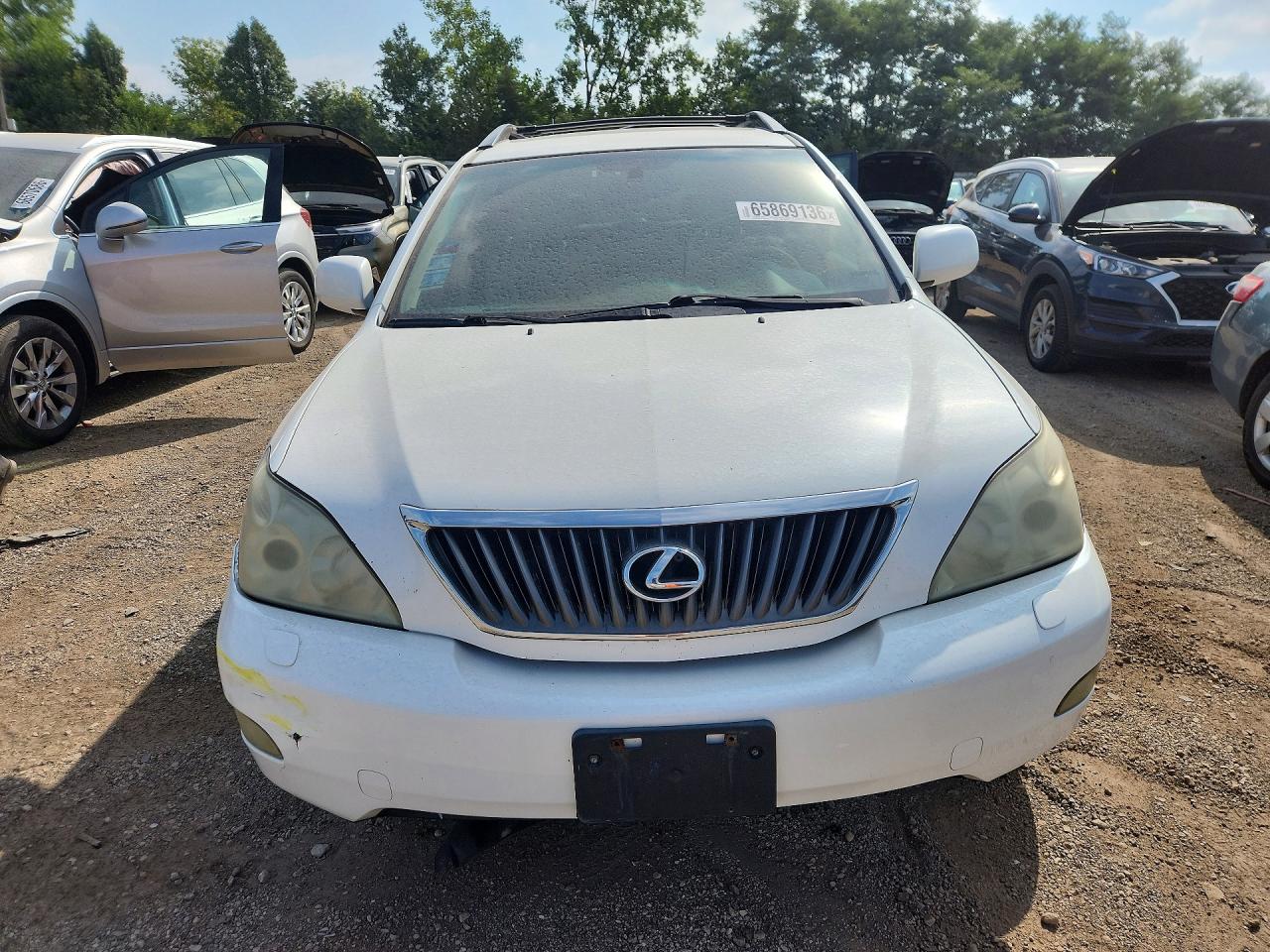 2009 Lexus Rx 350 White vin: 2T2HK31UX9C110116