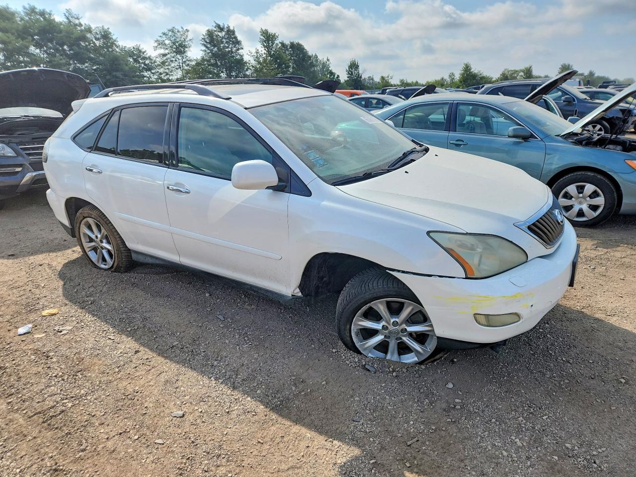 2009 Lexus Rx 350 White vin: 2T2HK31UX9C110116