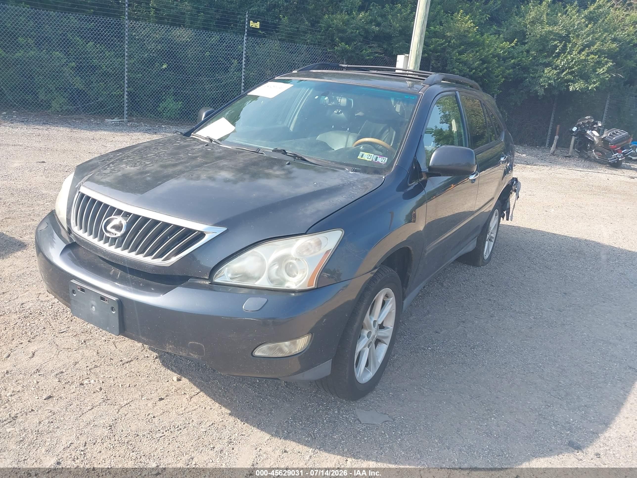 2009 Lexus Rx 350   Dark Blue vin: 2T2HK31UX9C122010