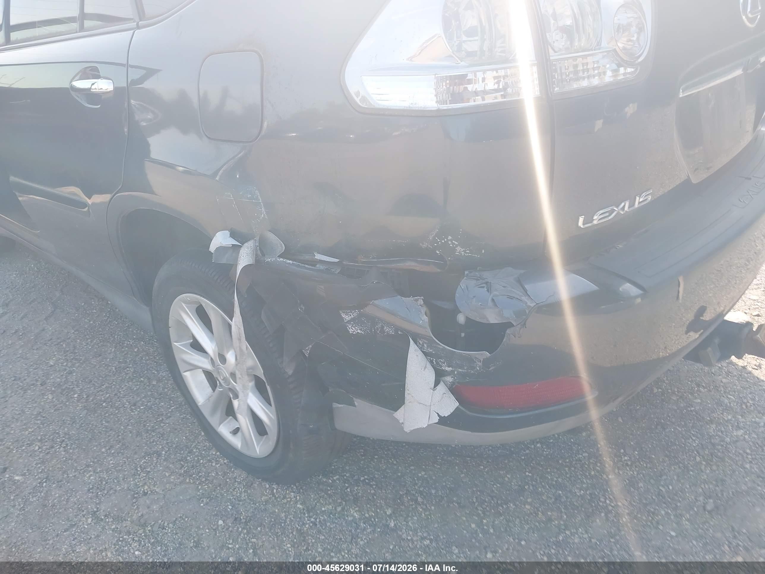 2009 Lexus Rx 350   Dark Blue vin: 2T2HK31UX9C122010