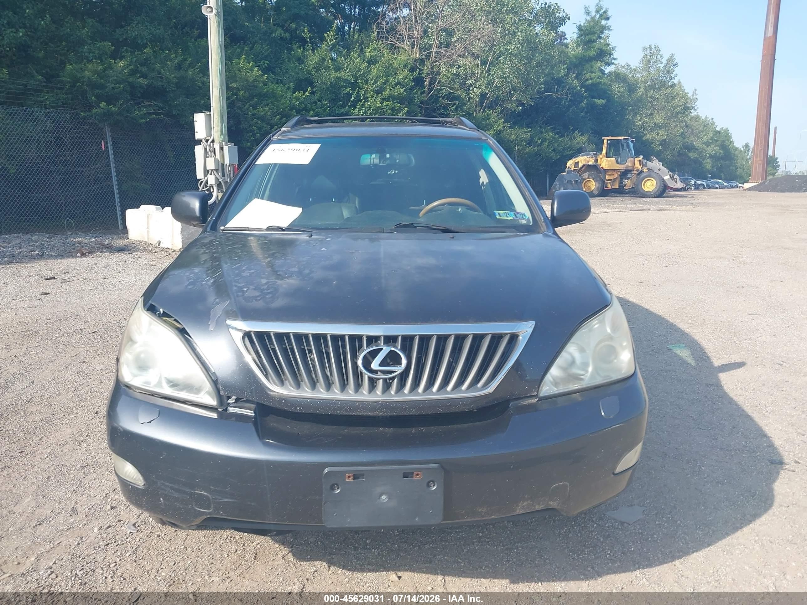 2009 Lexus Rx 350   Dark Blue vin: 2T2HK31UX9C122010