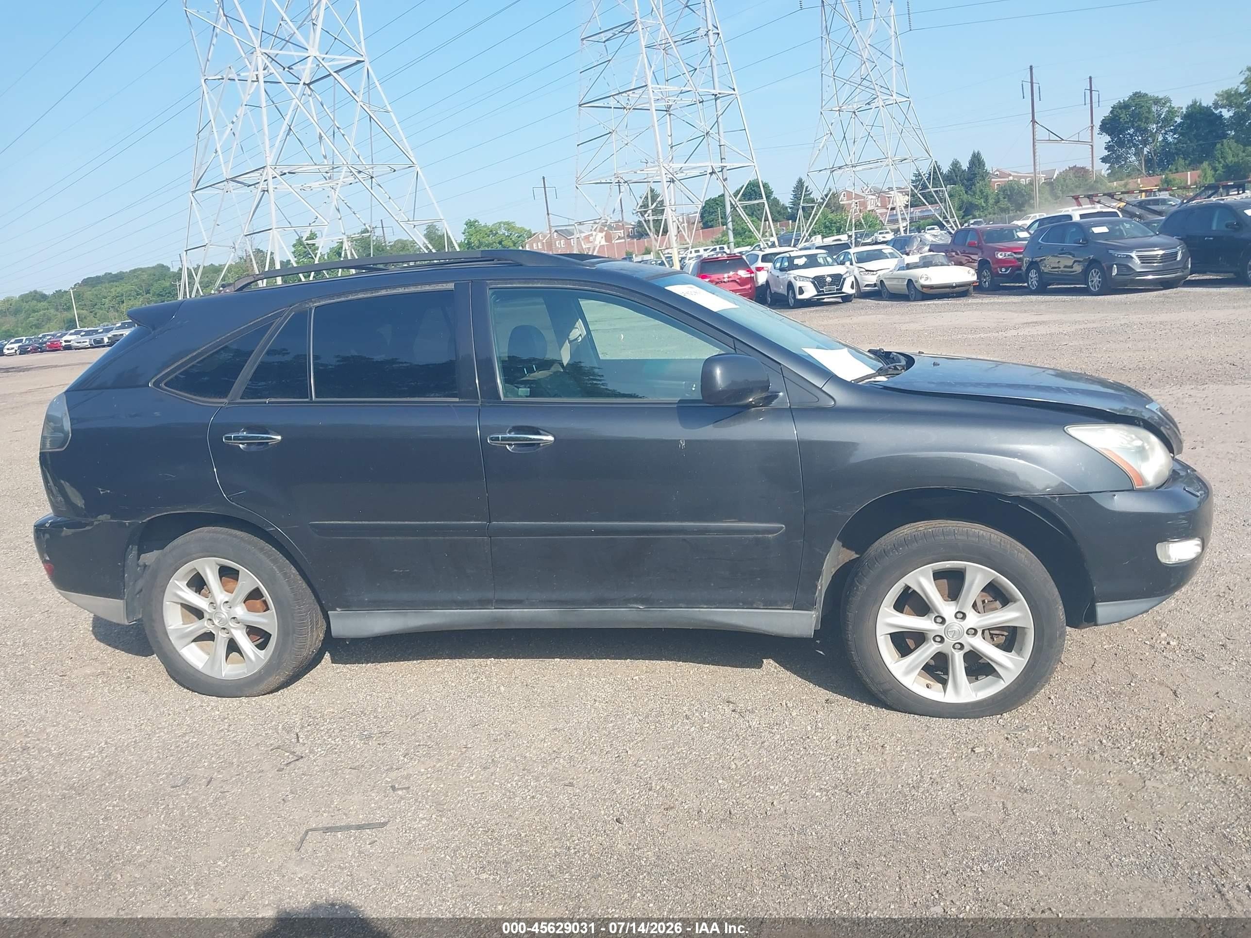 2009 Lexus Rx 350   Dark Blue vin: 2T2HK31UX9C122010