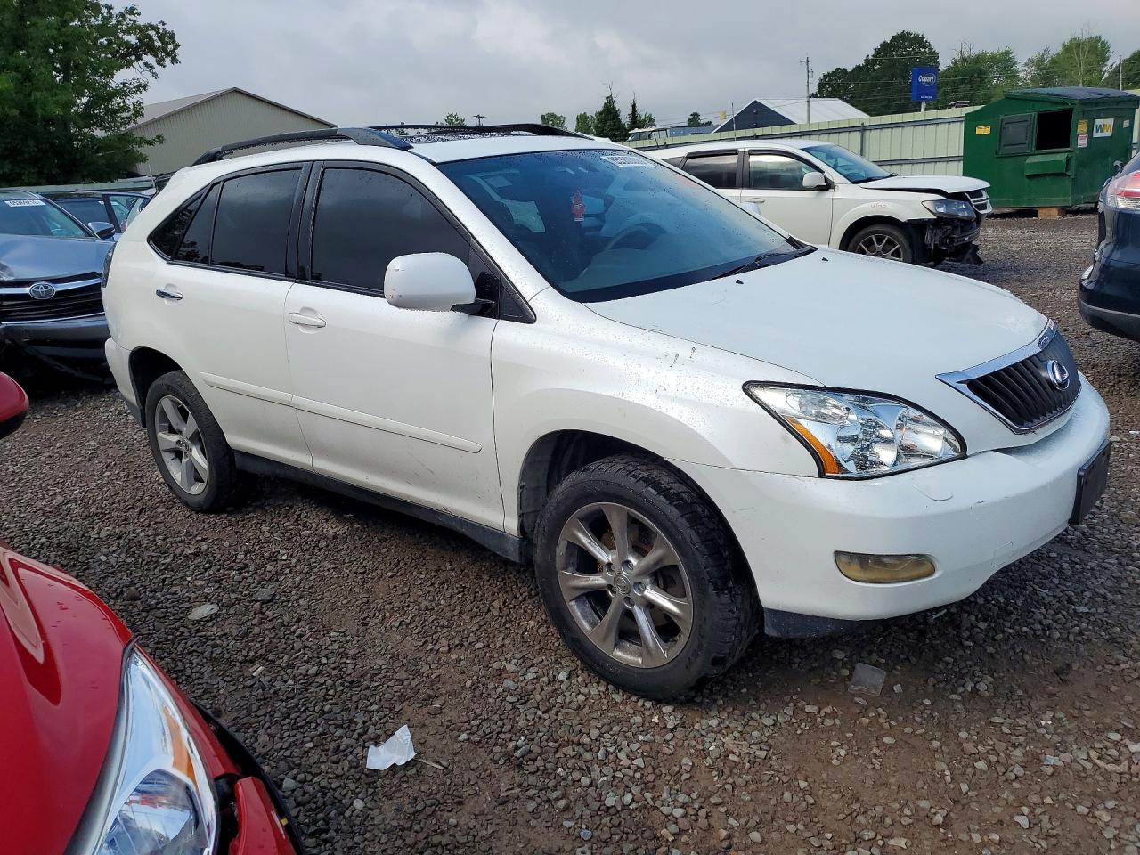 2009 Lexus Rx 350 White vin: 2T2HK31UX9C124582