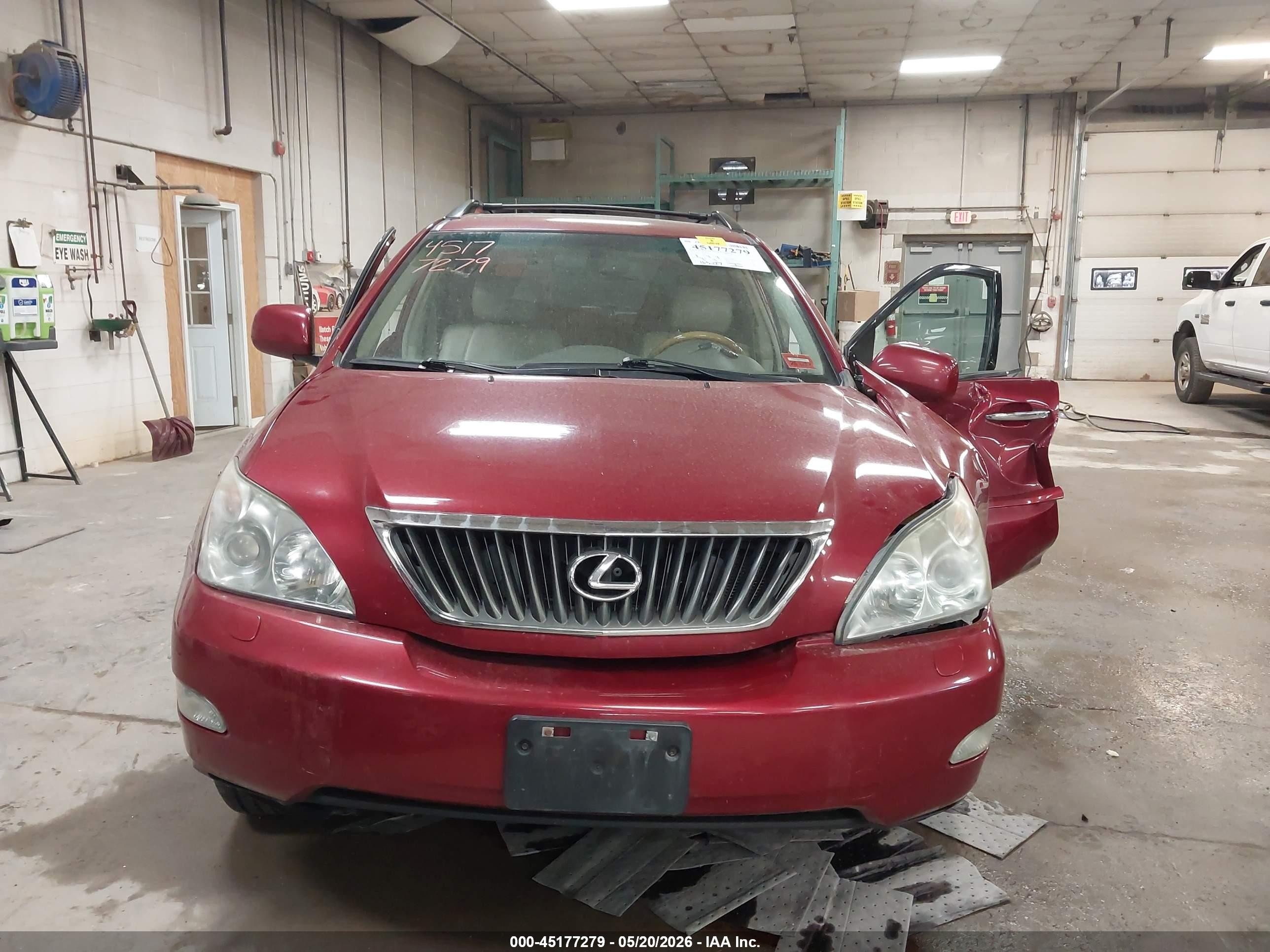 2009 Lexus Rx 350   Red vin: 2T2HK31UX9C126008