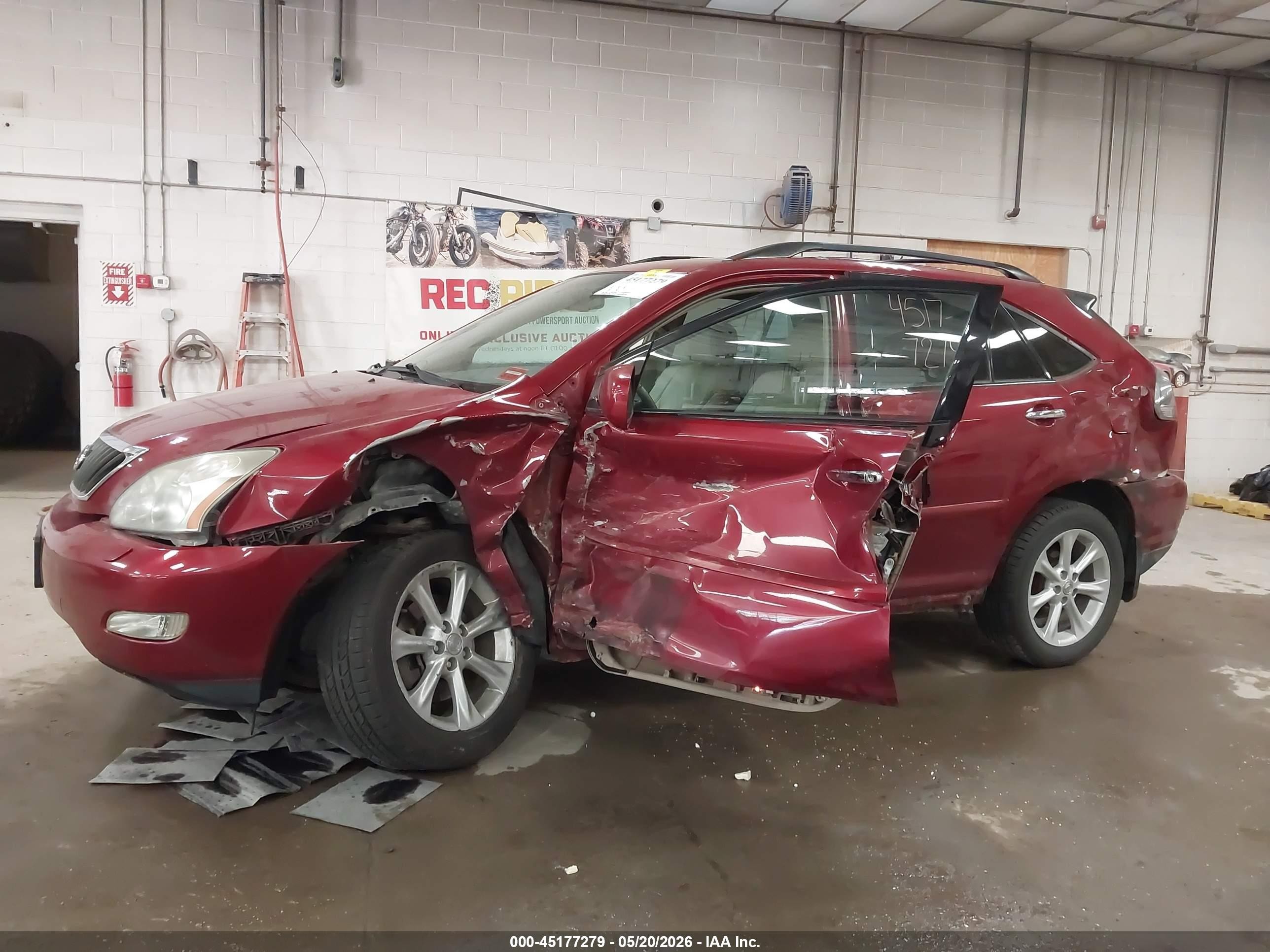 2009 Lexus Rx 350   Red vin: 2T2HK31UX9C126008