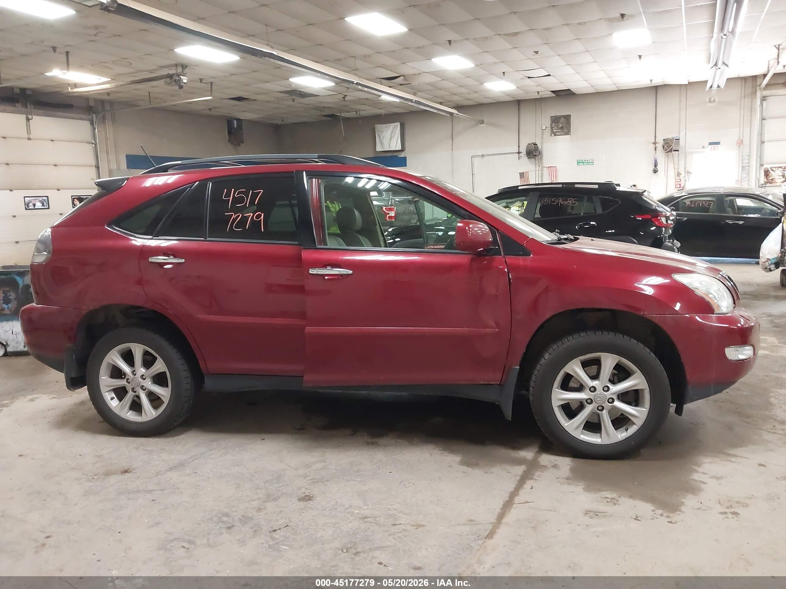 2009 Lexus Rx 350   Red vin: 2T2HK31UX9C126008