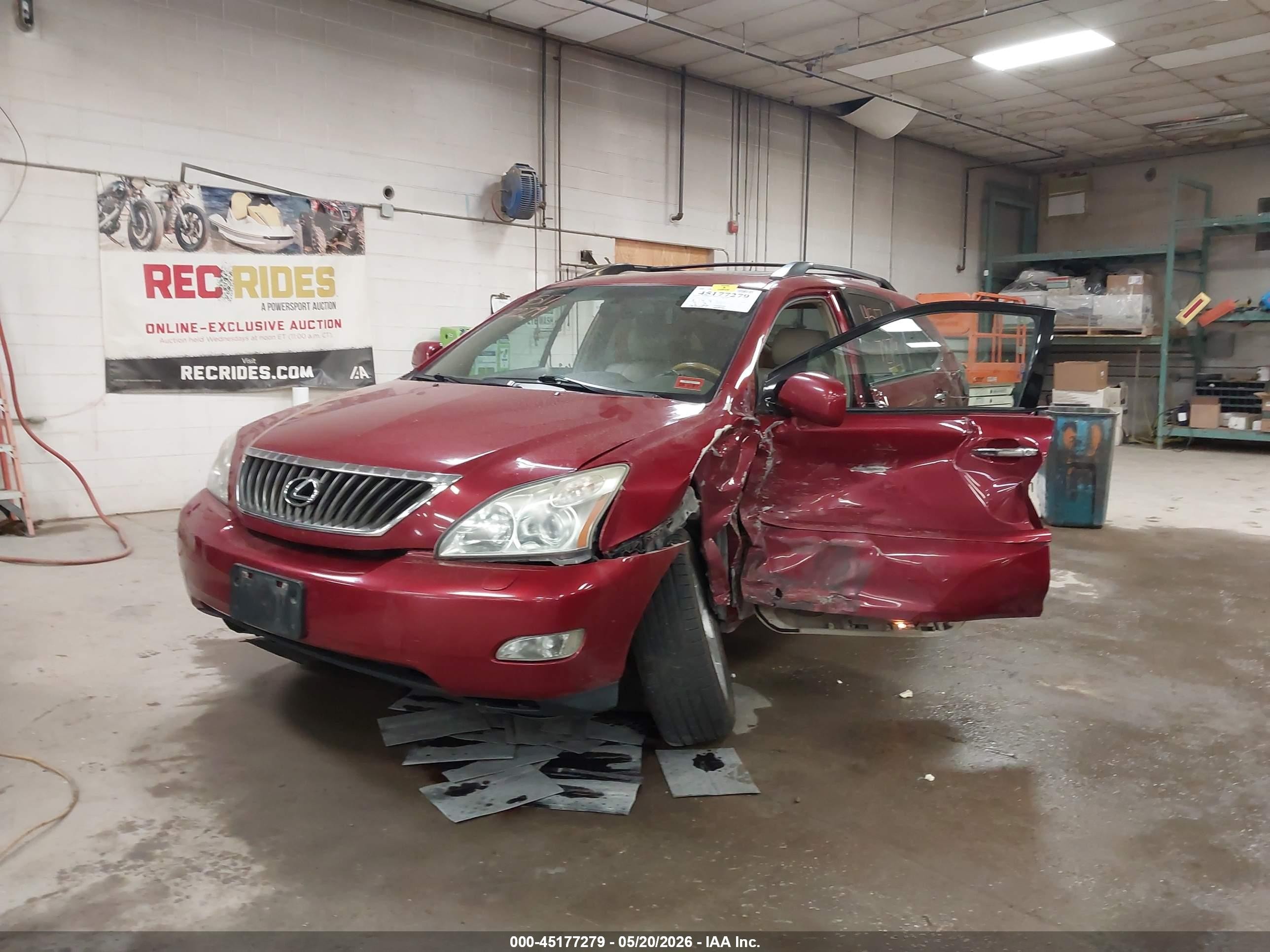 2009 Lexus Rx 350   Red vin: 2T2HK31UX9C126008