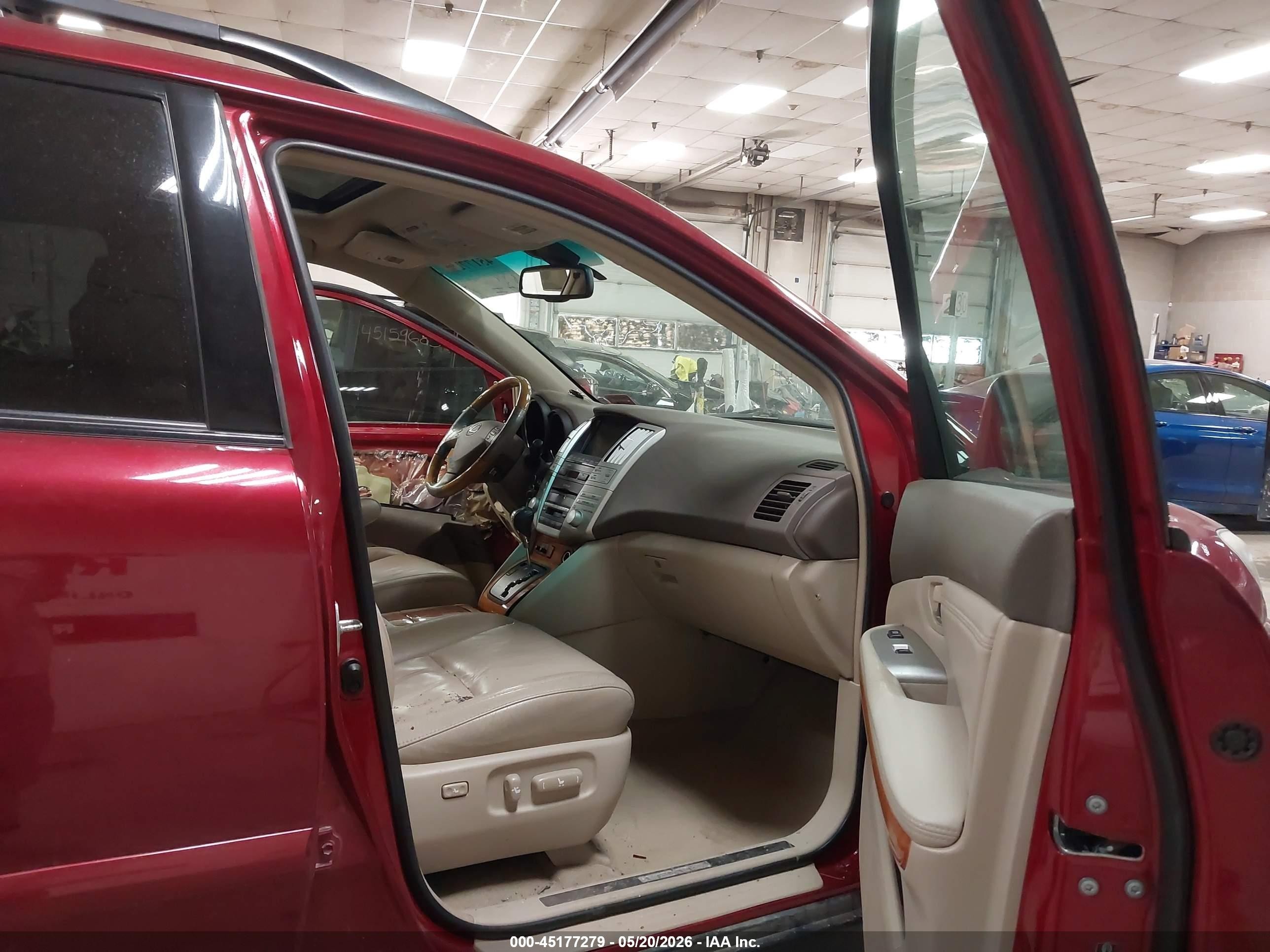 2009 Lexus Rx 350   Red vin: 2T2HK31UX9C126008