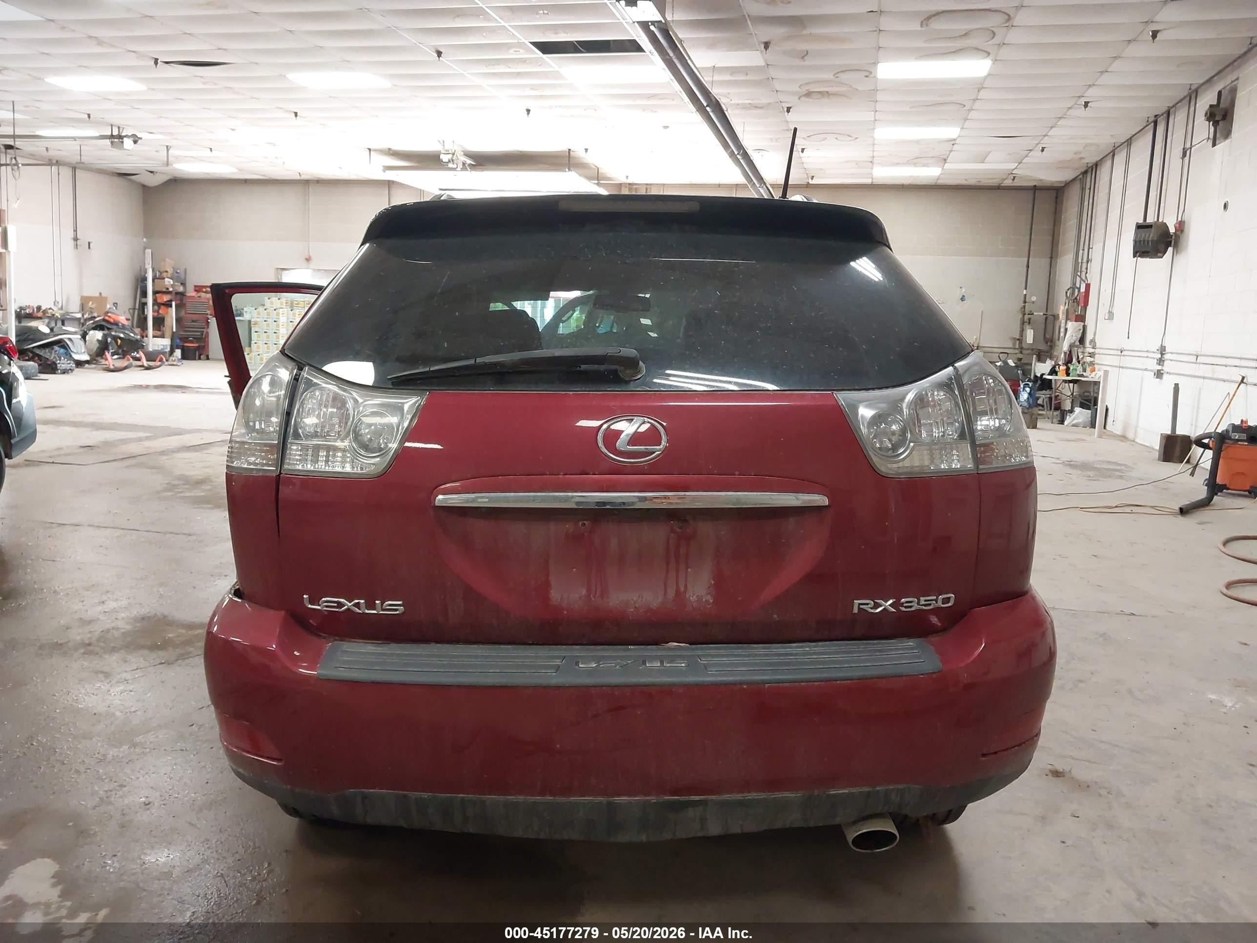 2009 Lexus Rx 350   Red vin: 2T2HK31UX9C126008