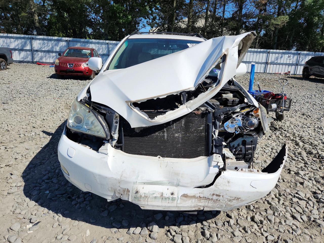 2009 Lexus Rx 350 White vin: 2T2HK31UX9C127580