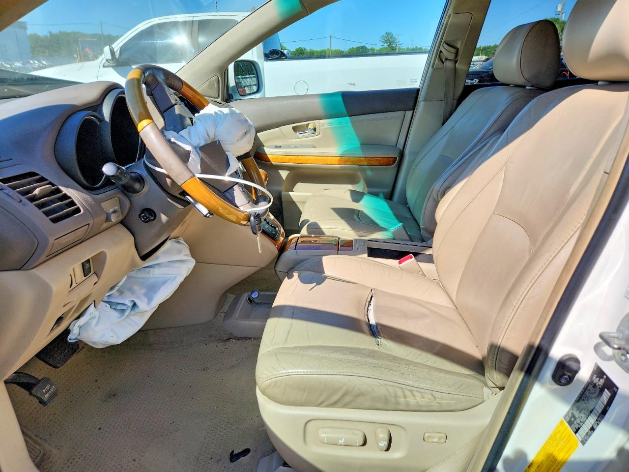 2009 Lexus Rx 350 White vin: 2T2HK31UX9C127580