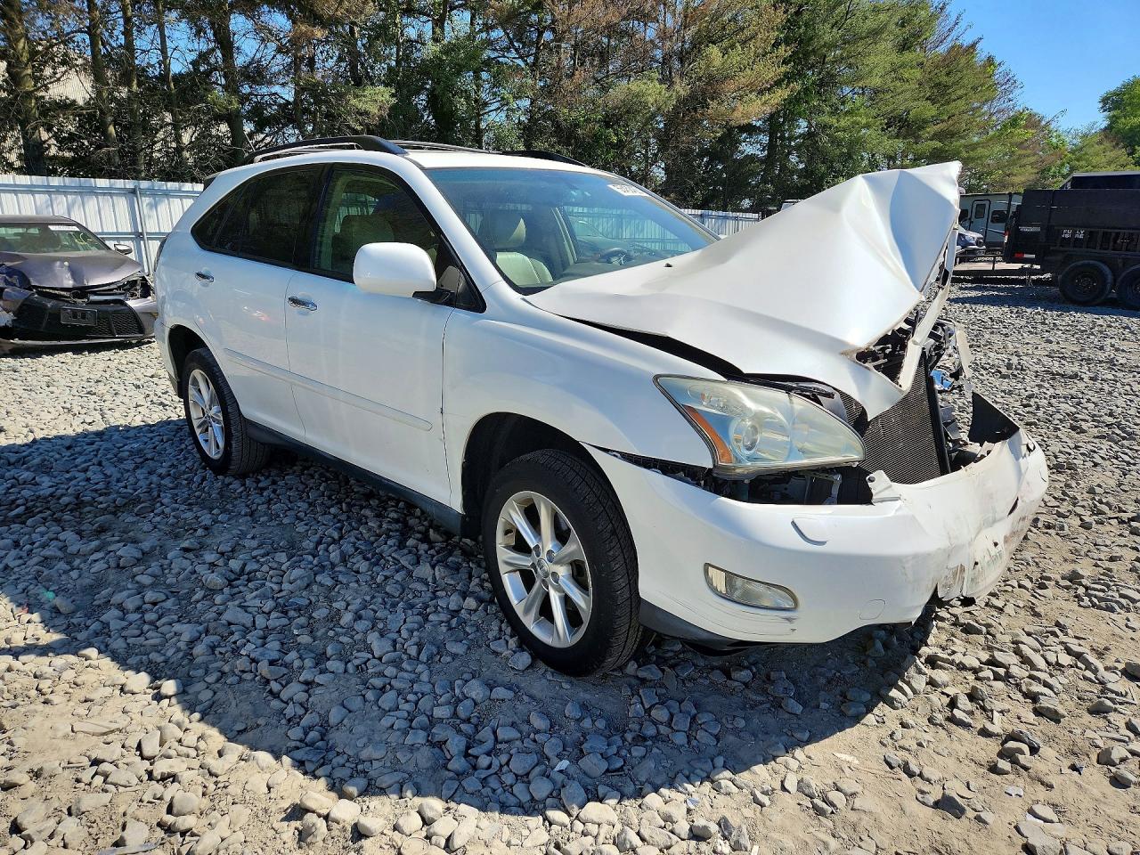 2009 Lexus Rx 350 White vin: 2T2HK31UX9C127580