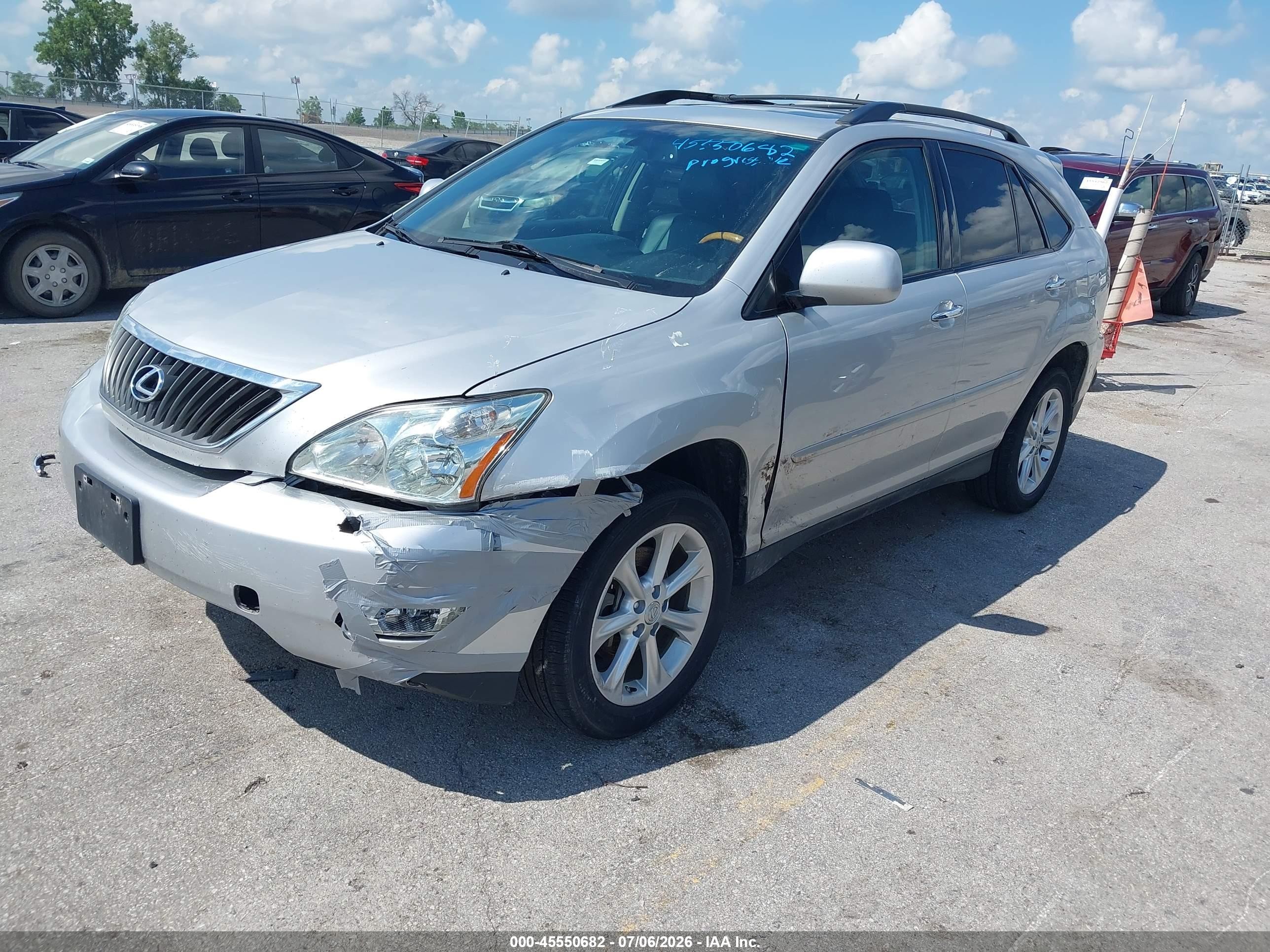 2009 Lexus Rx 350   Silver vin: 2T2HK31UX9C128261