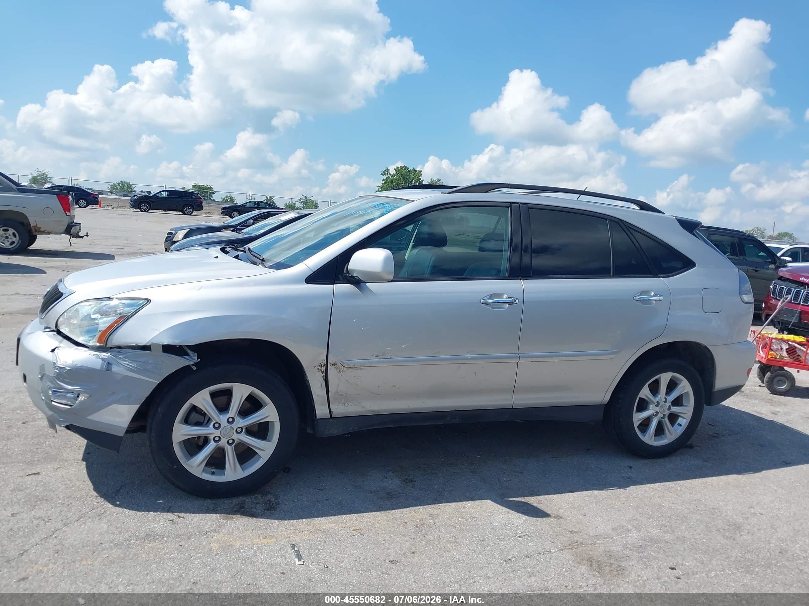 2009 Lexus Rx 350   Silver vin: 2T2HK31UX9C128261
