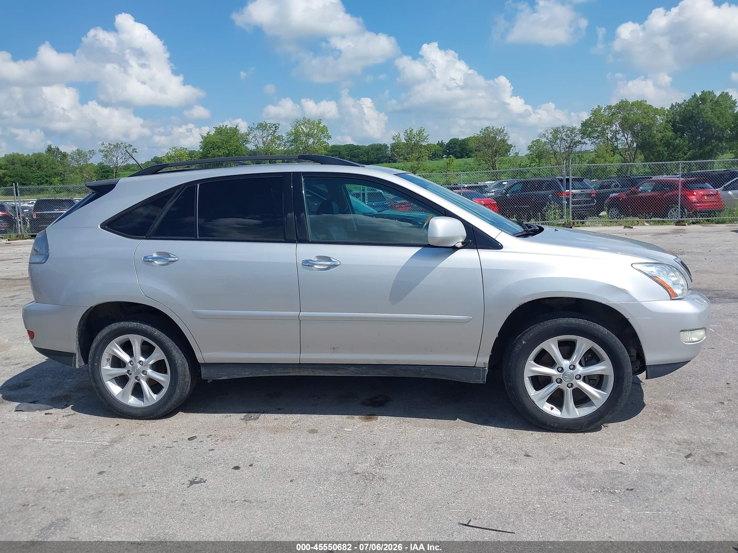 2009 Lexus Rx 350   Silver vin: 2T2HK31UX9C128261