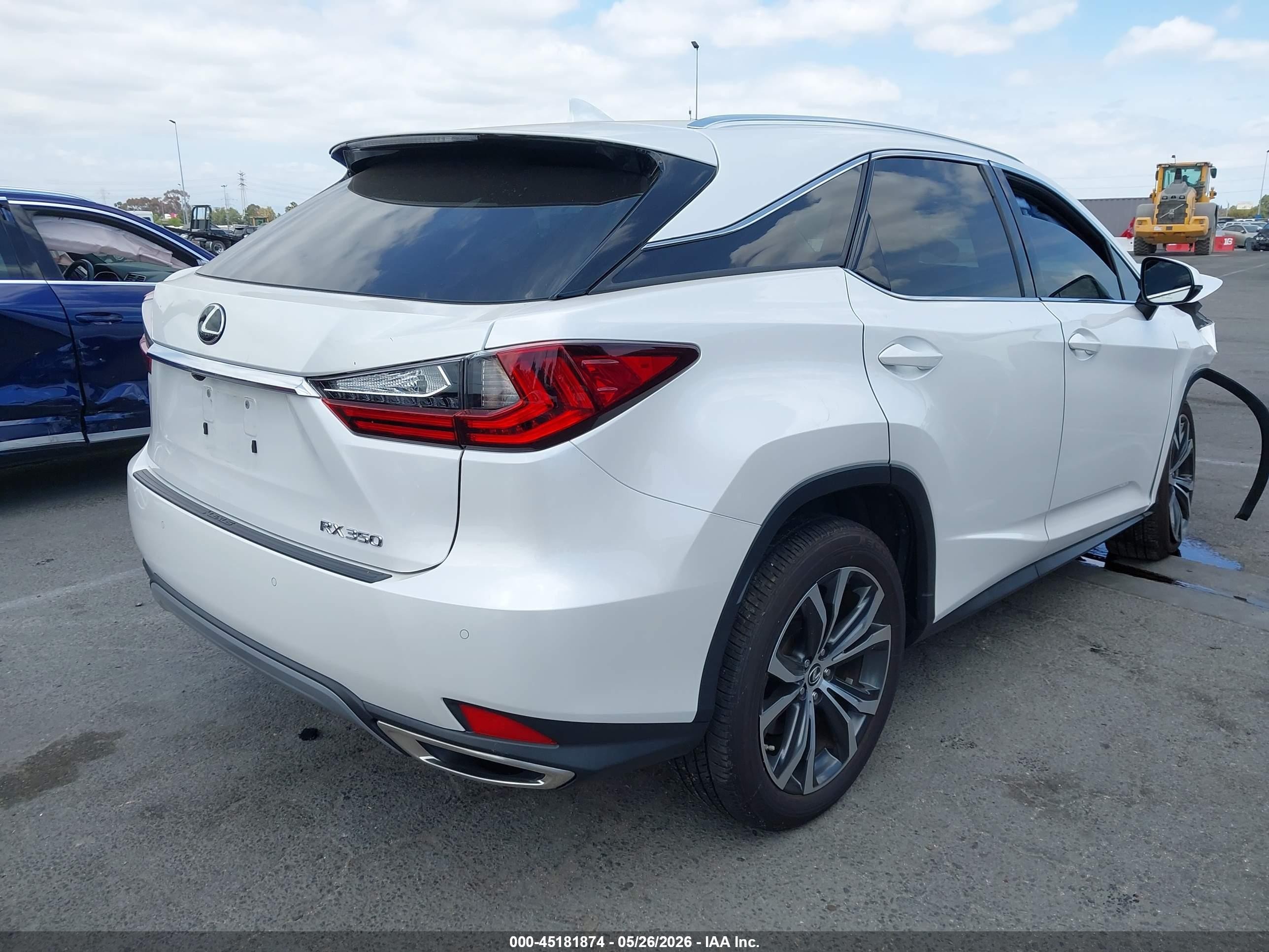 2022 Lexus Rx 350 Белый vin: 2T2HZMAA3NC253491