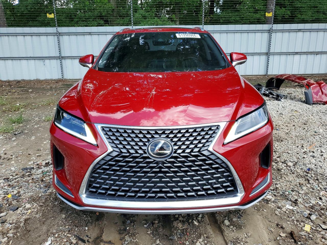 2021 Lexus Rx 350 Red vin: 2T2HZMAAXMC215626