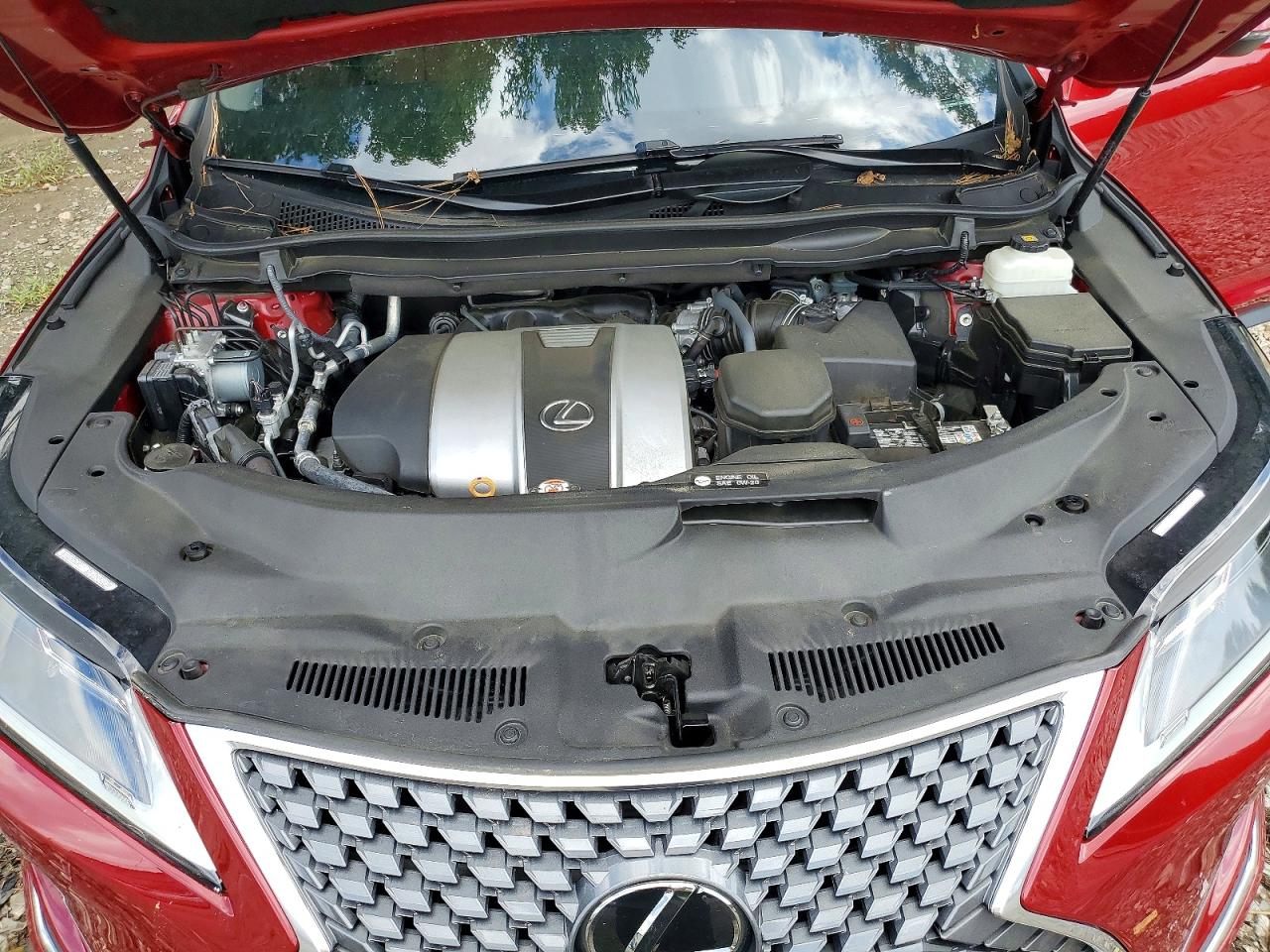 2021 Lexus Rx 350 Red vin: 2T2HZMAAXMC215626