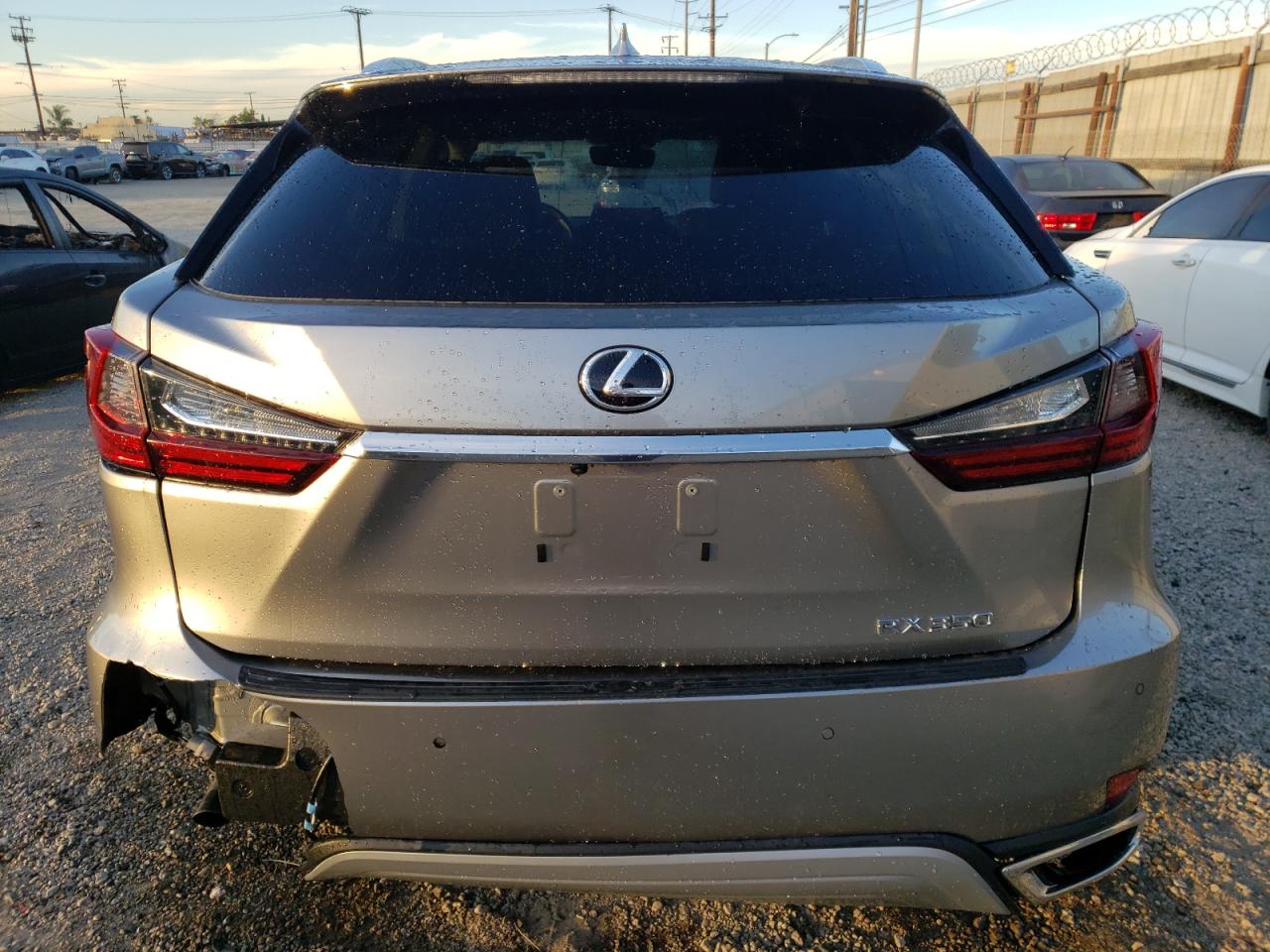 2020 Lexus Rx 350 Gray vin: 2T2HZMDA0LC228654