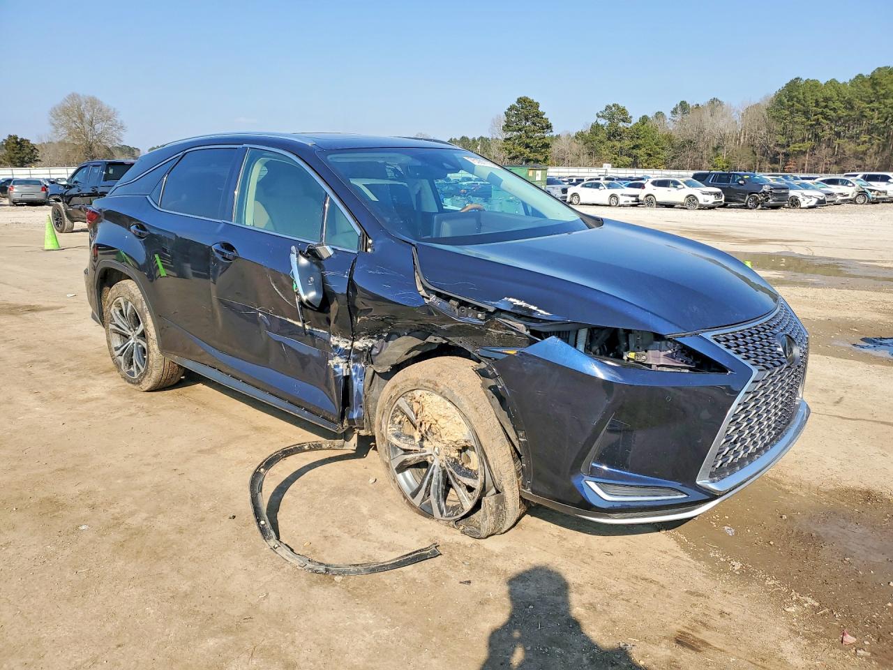 2020 Lexus Rx 350 Синий vin: 2T2HZMDA0LC232199