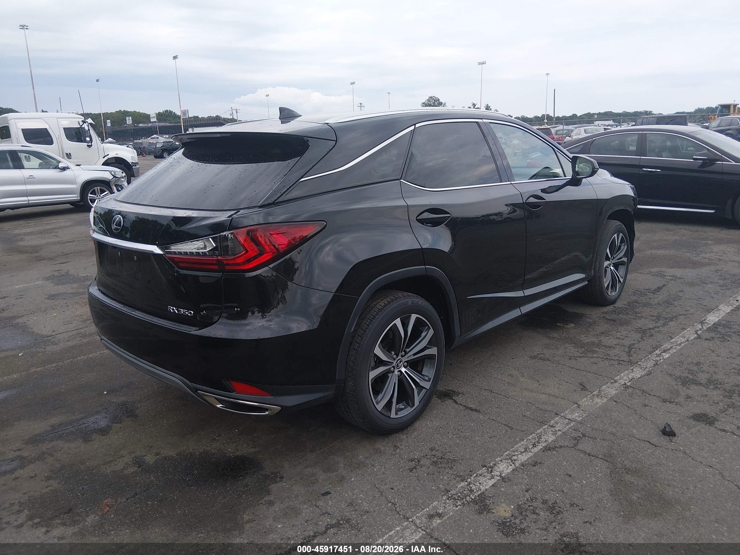 2020 Lexus Rx 350   Black vin: 2T2HZMDA5LC253579