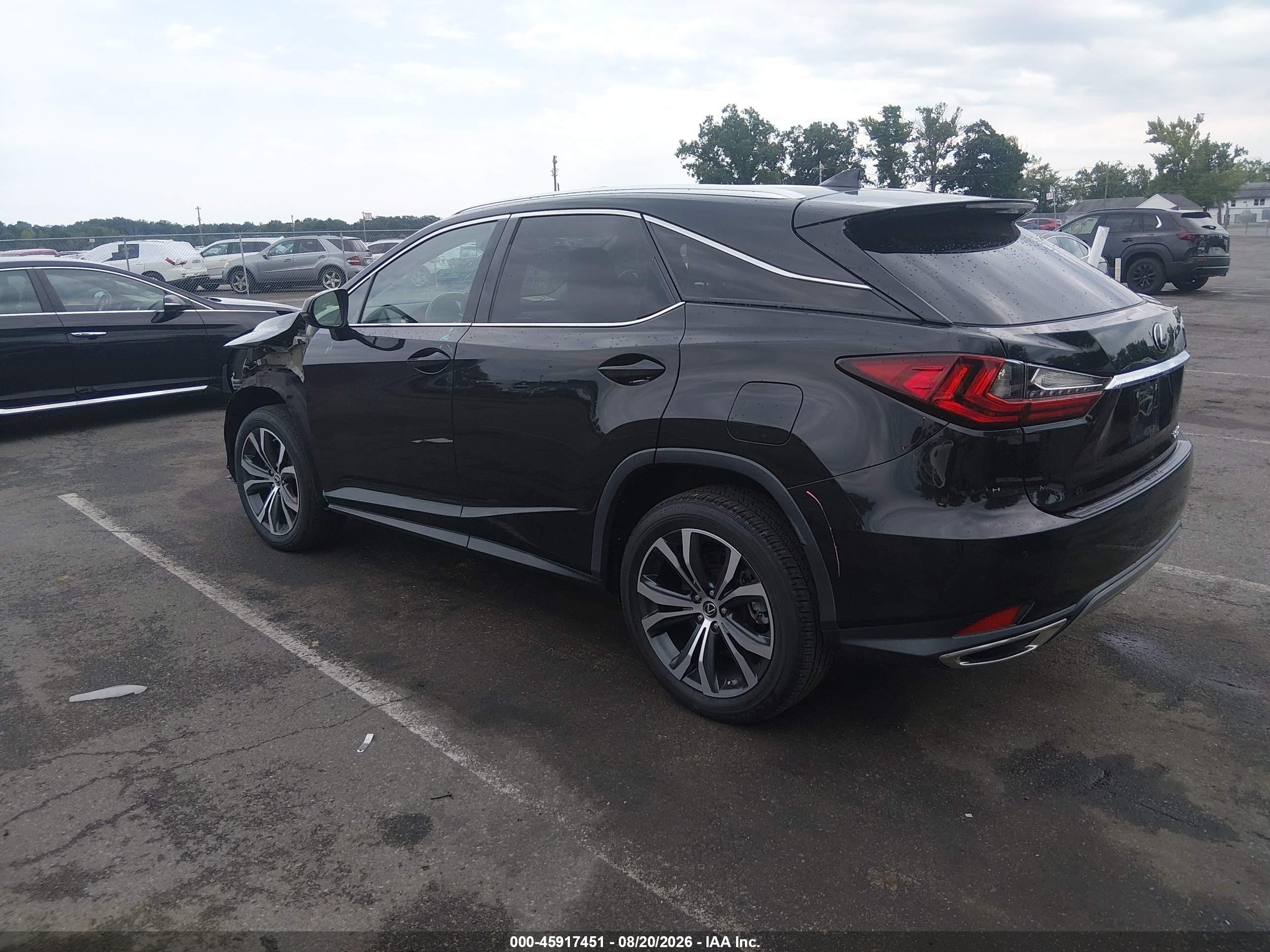 2020 Lexus Rx 350   Black vin: 2T2HZMDA5LC253579